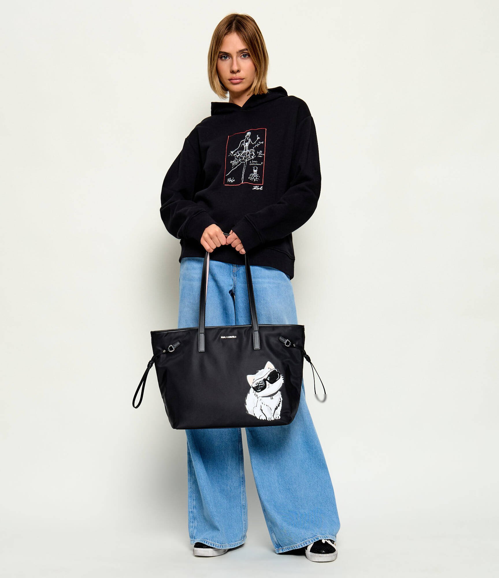 Karl Lagerfeld Geantă shopper Ikon Big Choupette