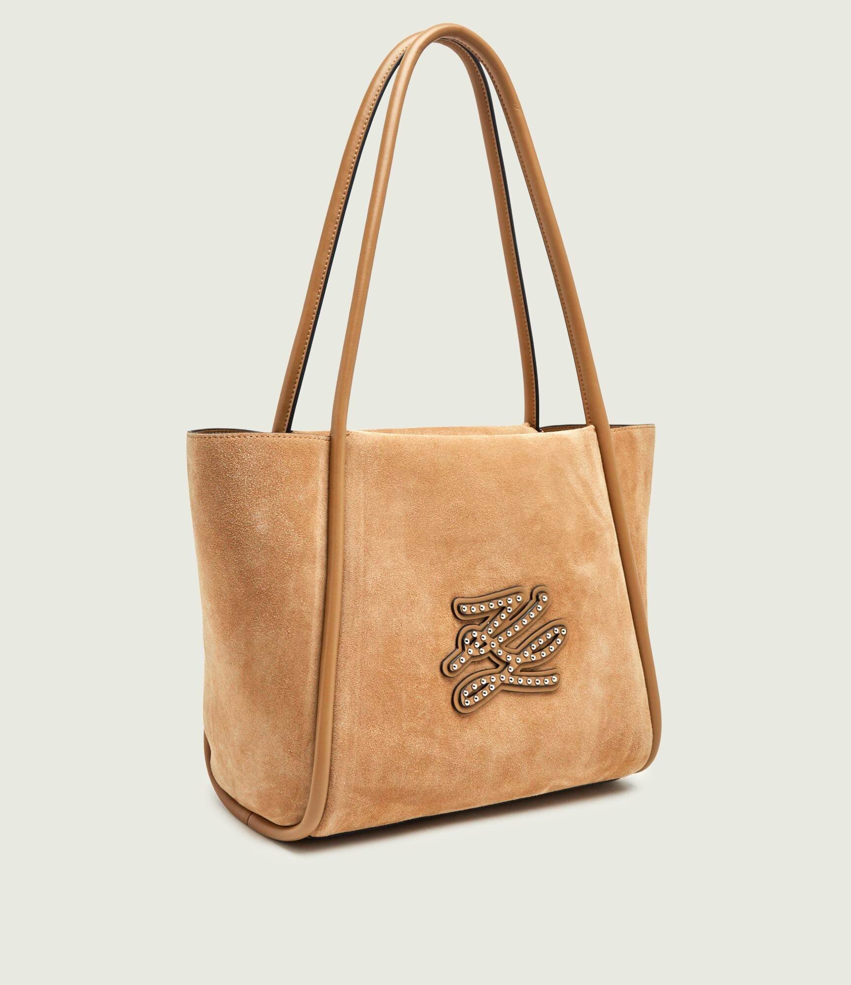 Karl Lagerfeld Geantă shopper K/Autograph | piele întoarsă
