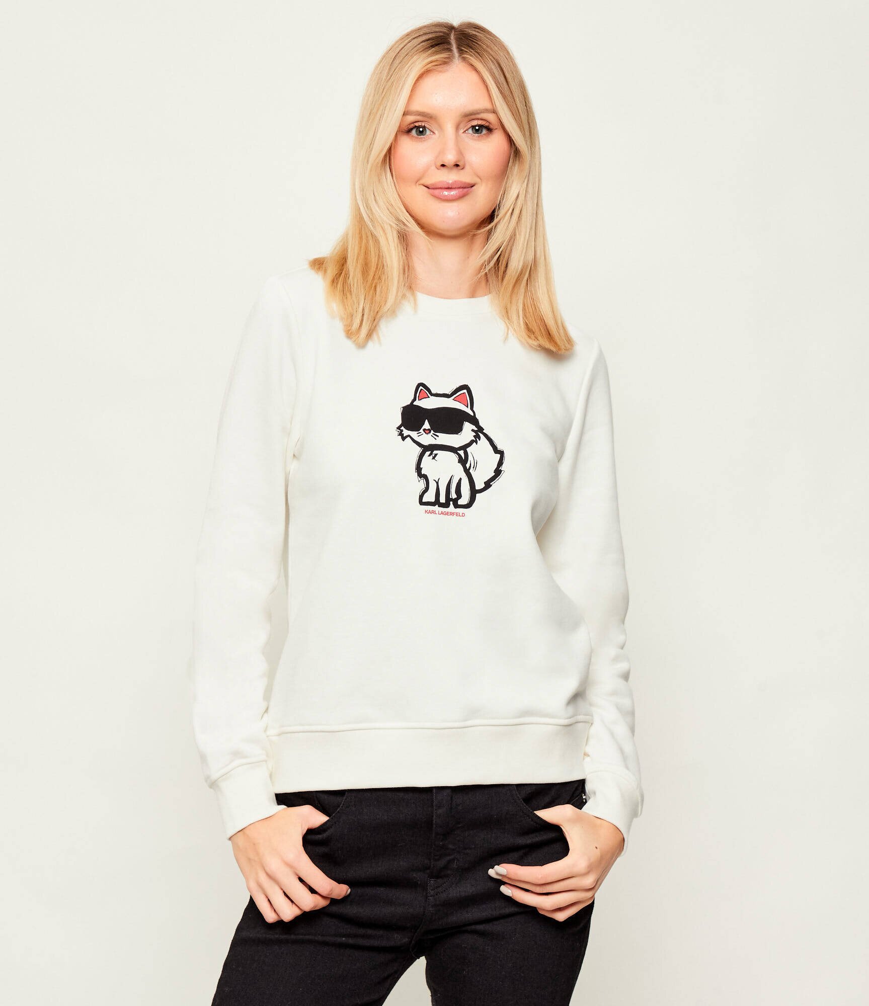 Karl Lagerfeld Hanorac ikon sketch | Straight fit