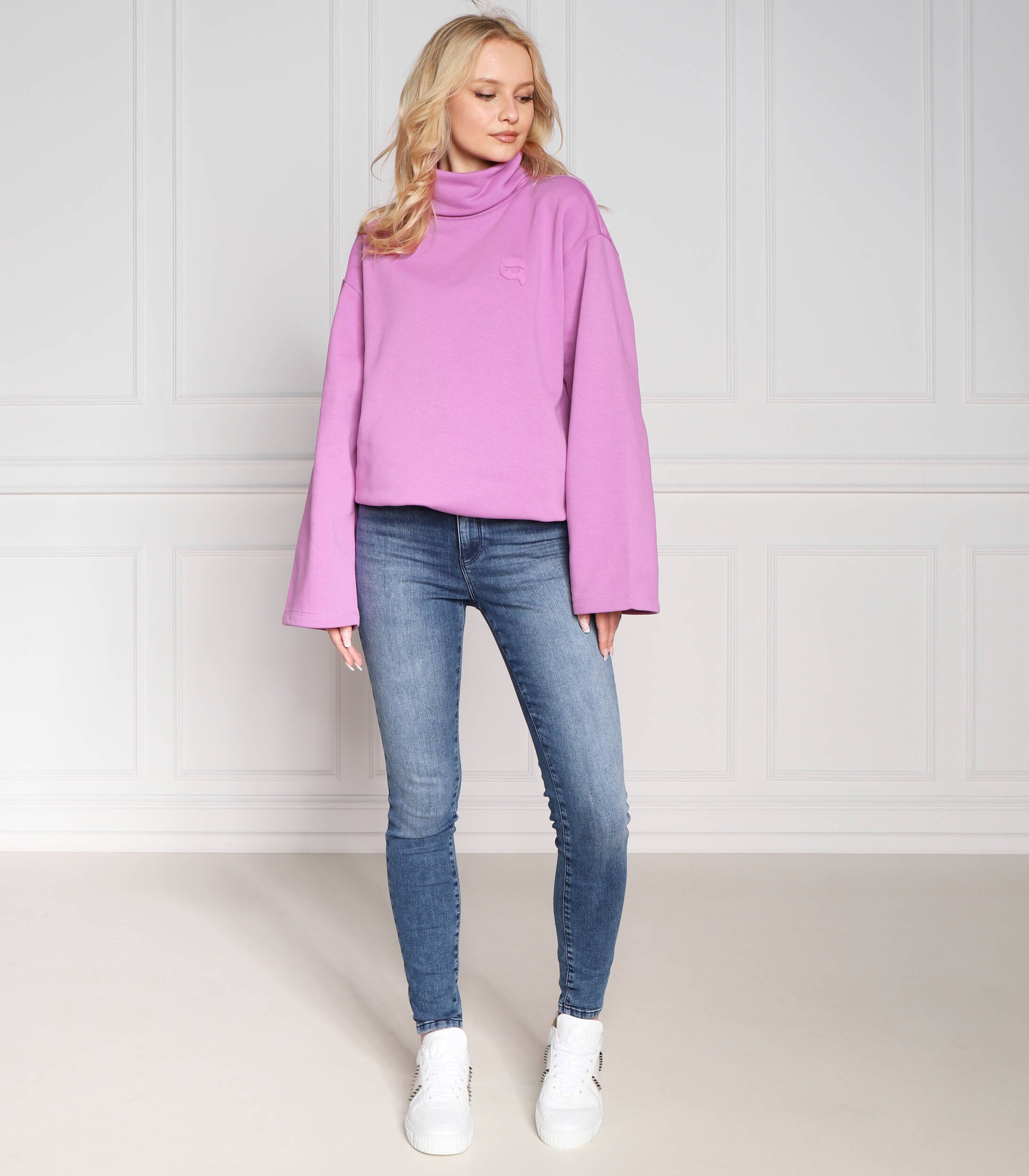 Karl Lagerfeld Hanorac ikonik2.0 high neck | Oversize fit
