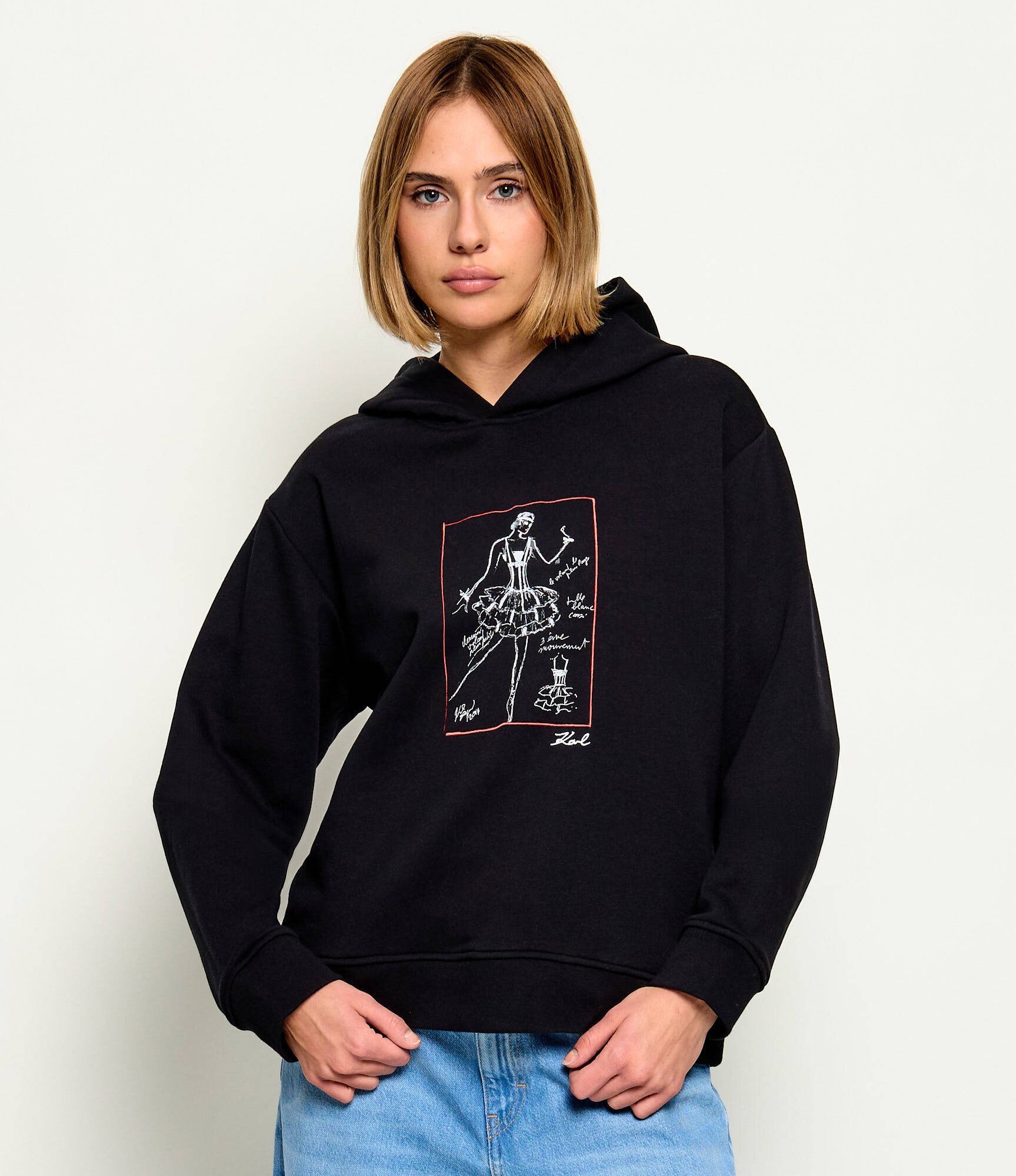 Karl Lagerfeld Hanorac Le Ballet | Relaxed fit