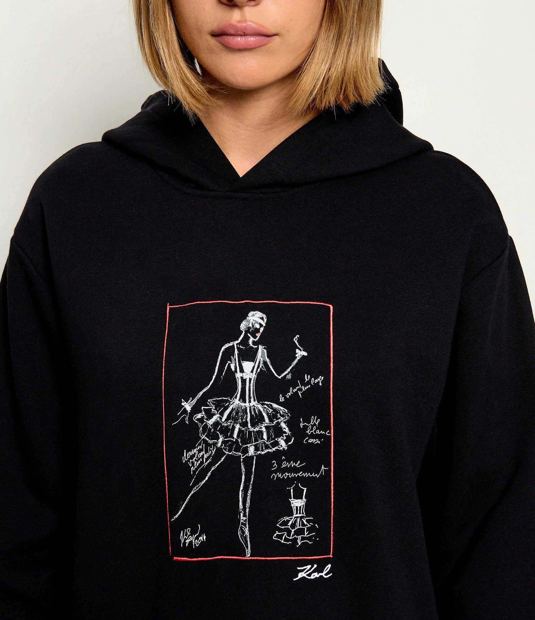 Karl Lagerfeld Hanorac Le Ballet | Relaxed fit