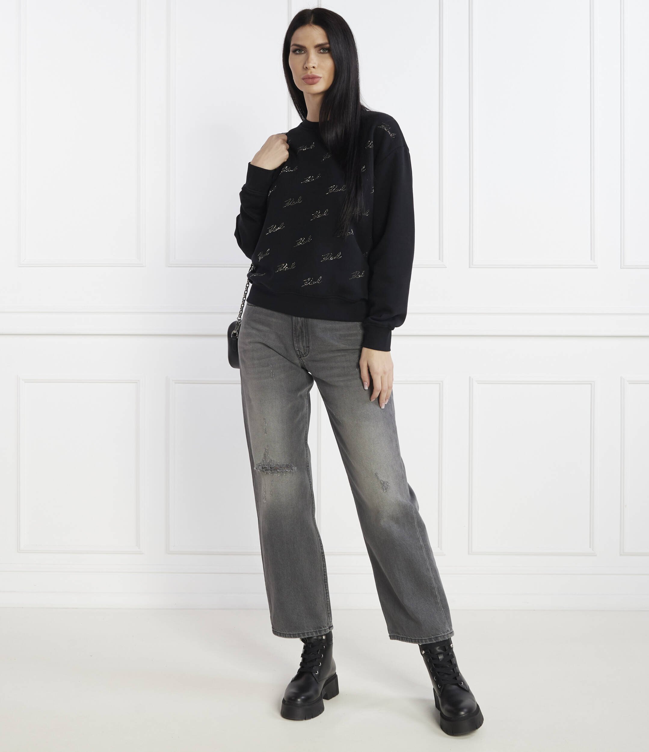 Karl Lagerfeld Hanorac rhinestone karl | Loose fit