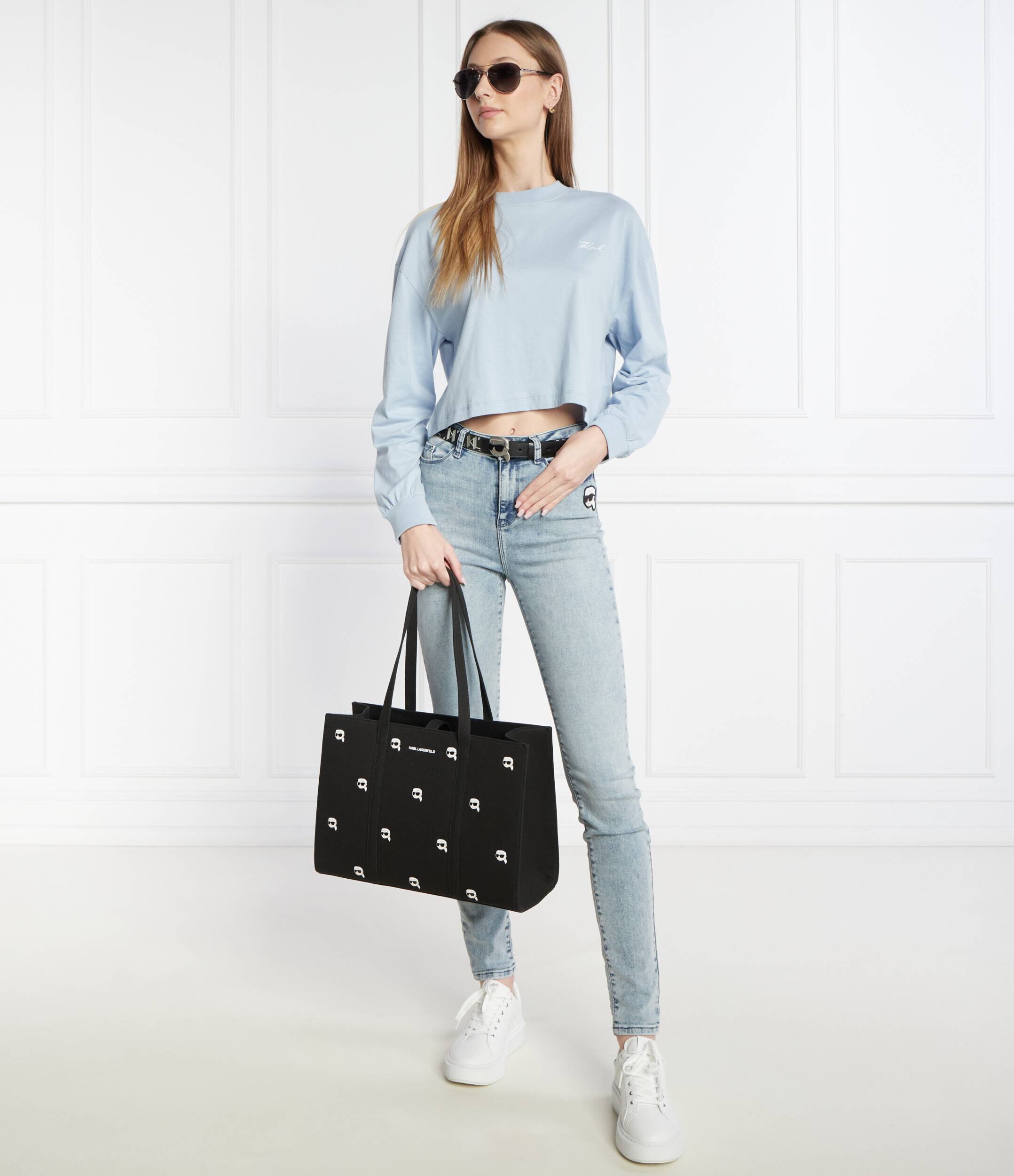Karl Lagerfeld Hanorac signature | Cropped Fit