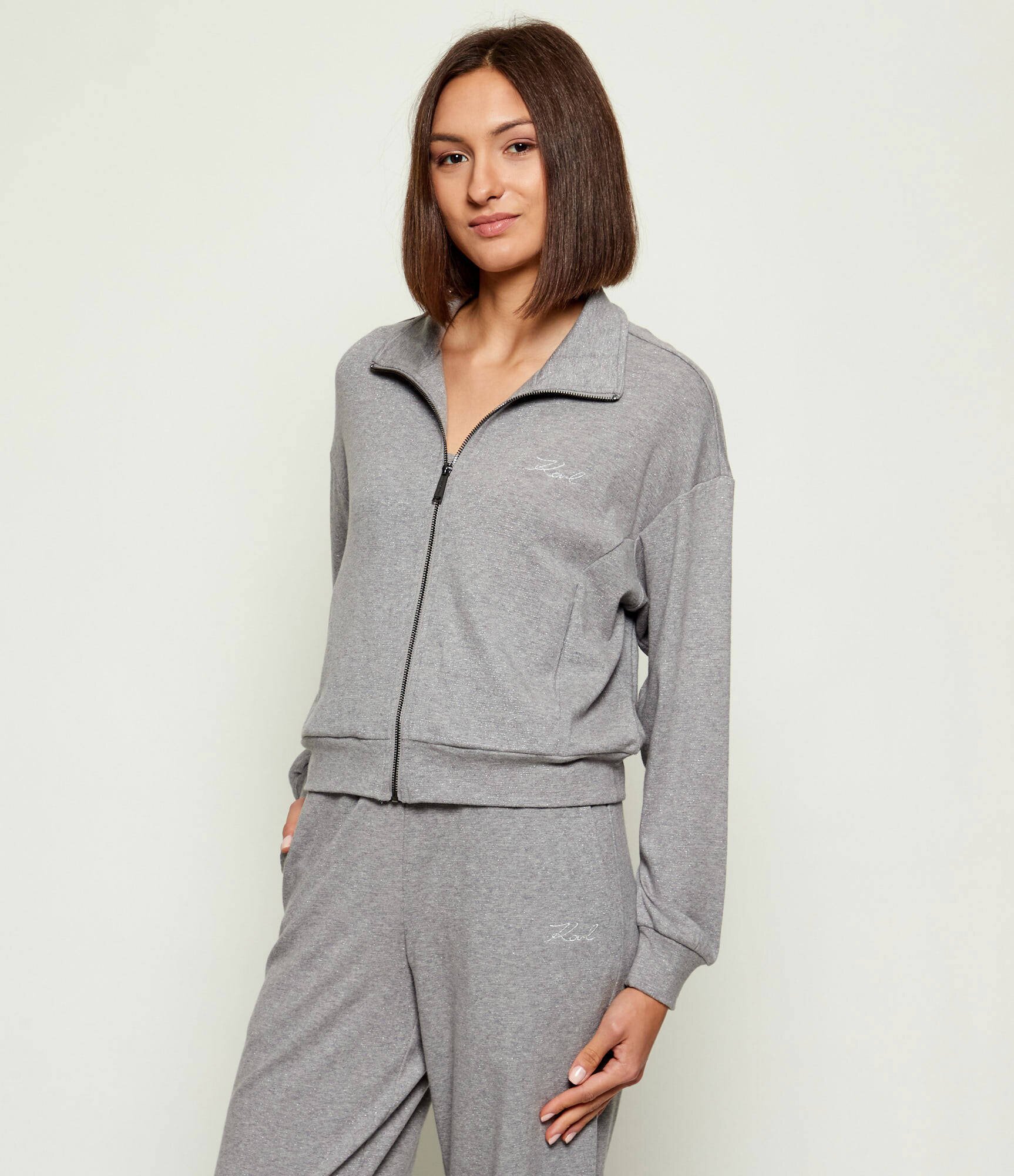 Karl Lagerfeld Hanorac Signature Lurex | regular fit