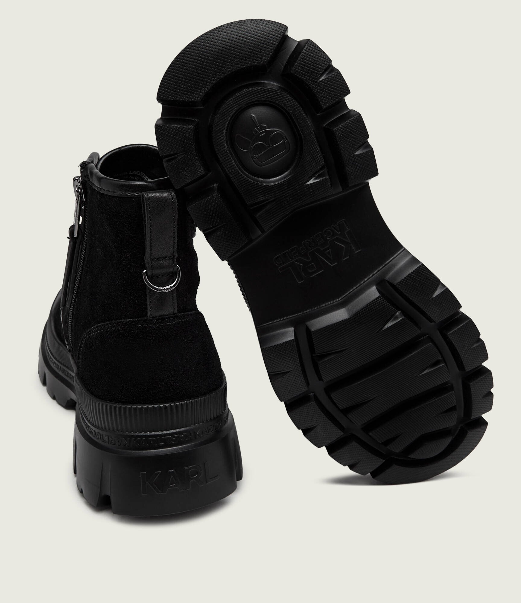Karl Lagerfeld Insulete Trekka | piele întoarsă