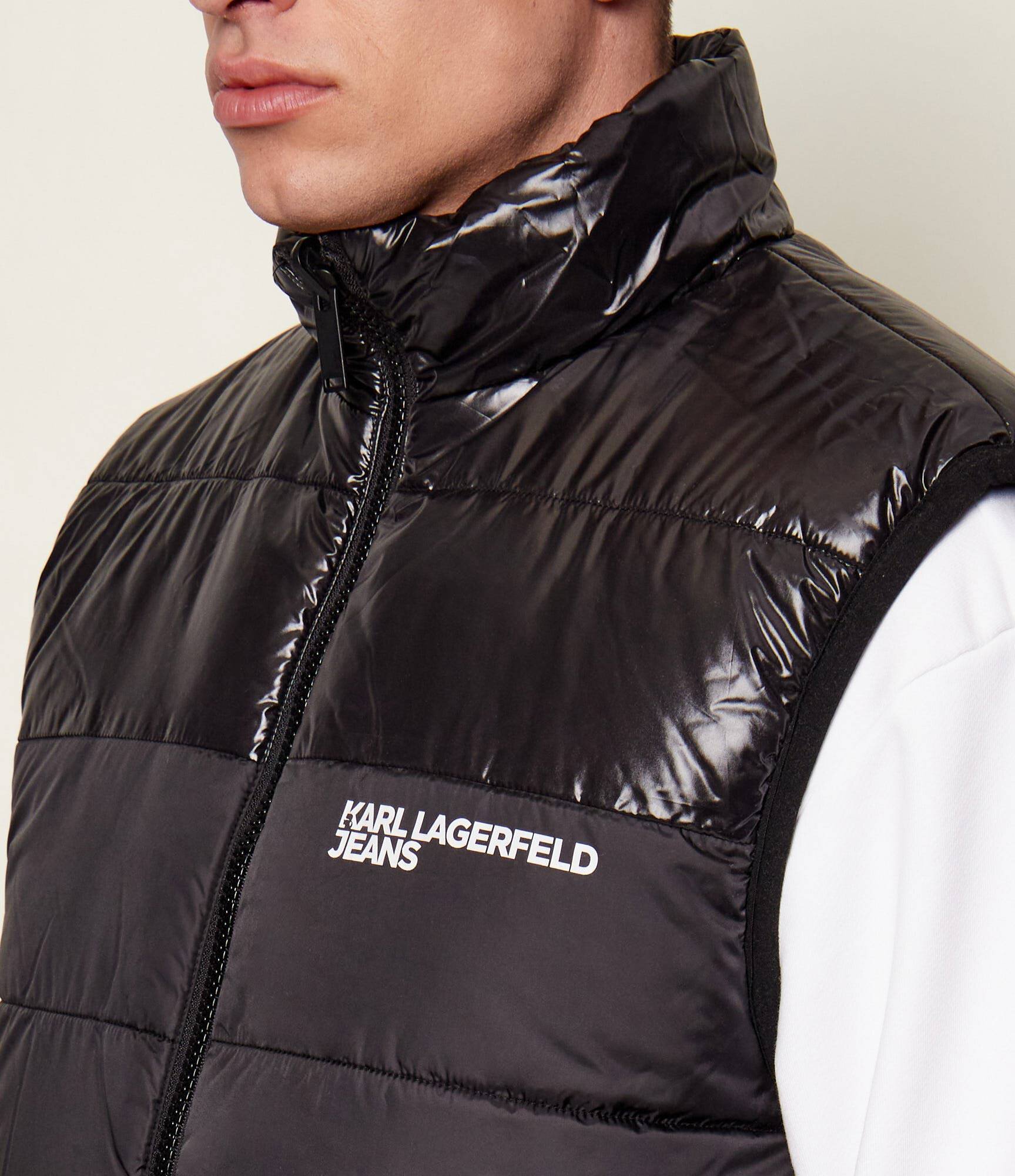 Karl Lagerfeld Jeans Cu două fețe vestă | regular fit