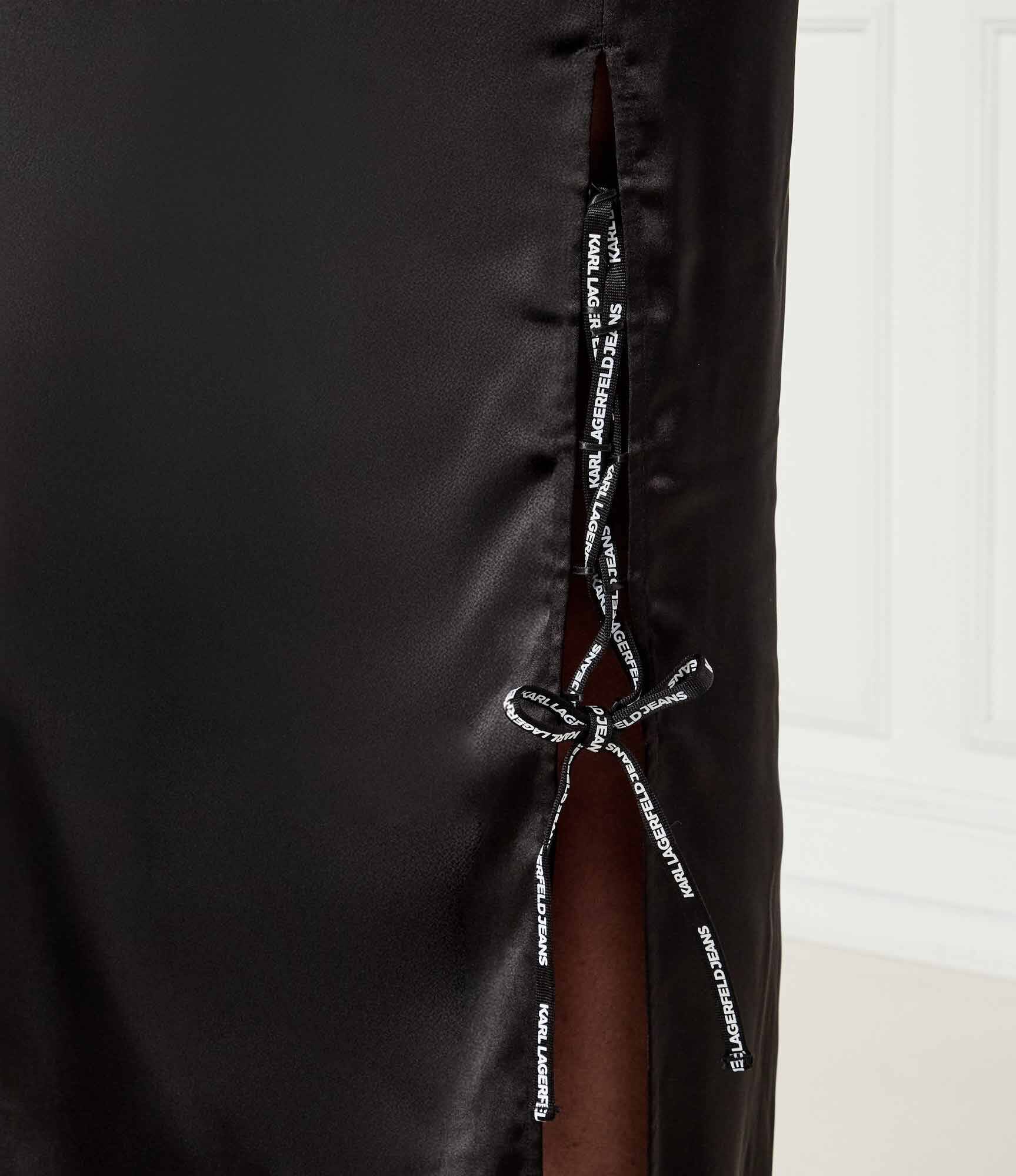 Karl Lagerfeld Jeans De satin fustă