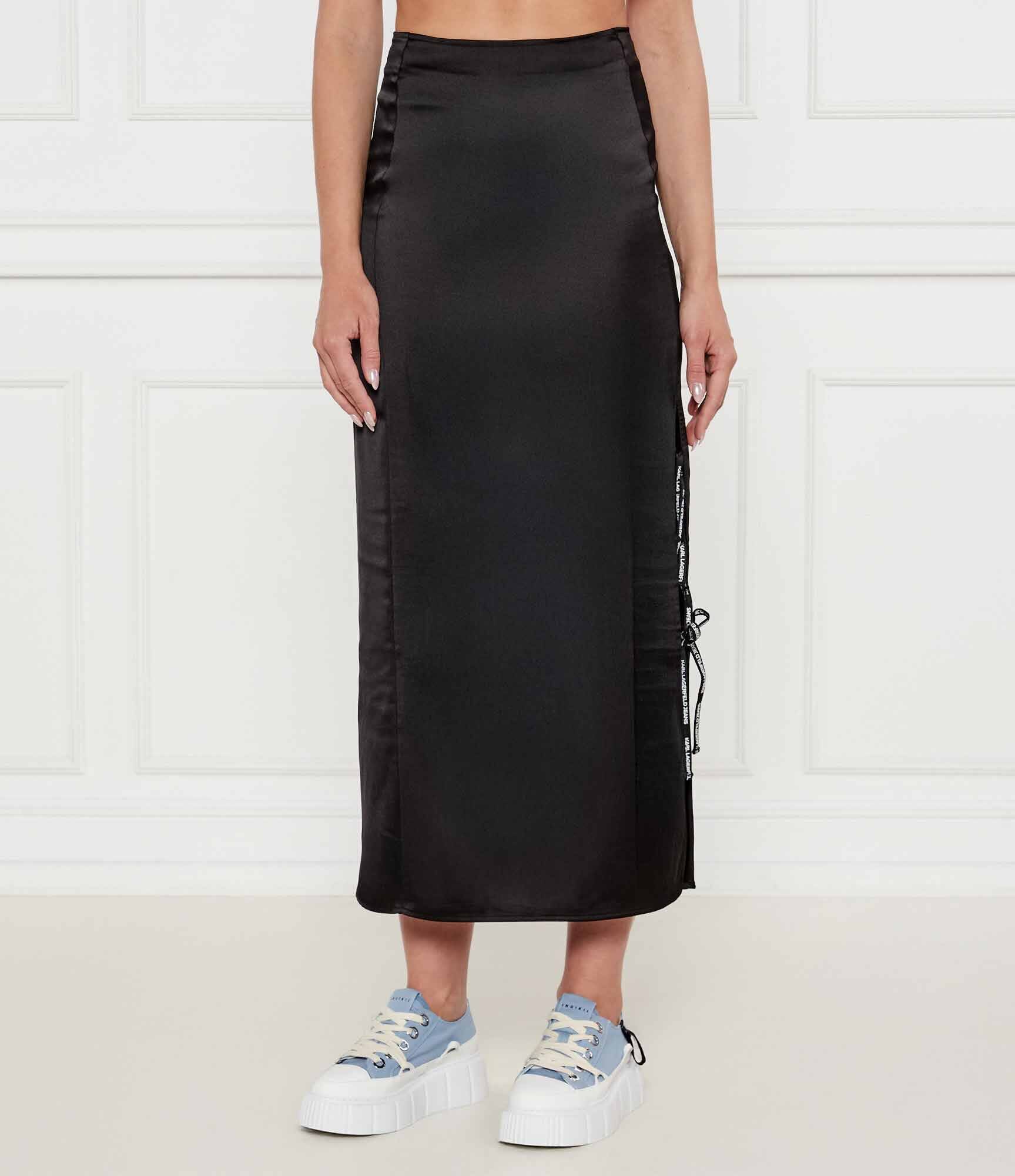 Karl Lagerfeld Jeans De satin fustă