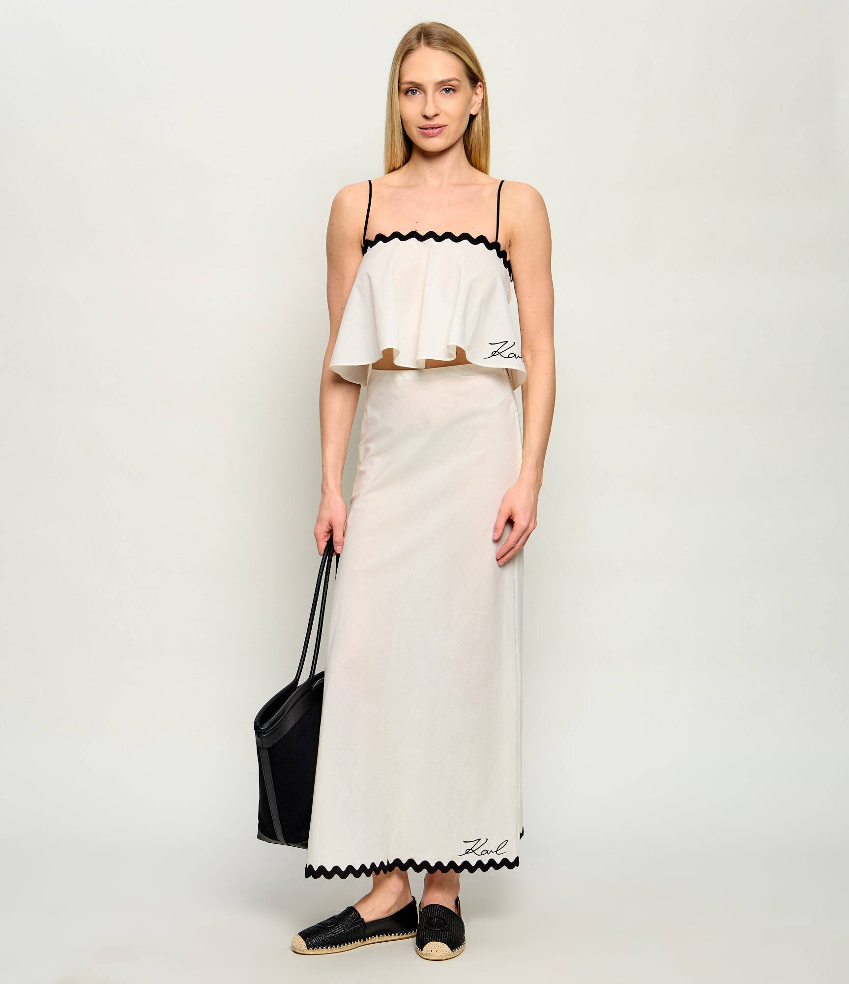Karl Lagerfeld Jeans Fustă Signature Scallop