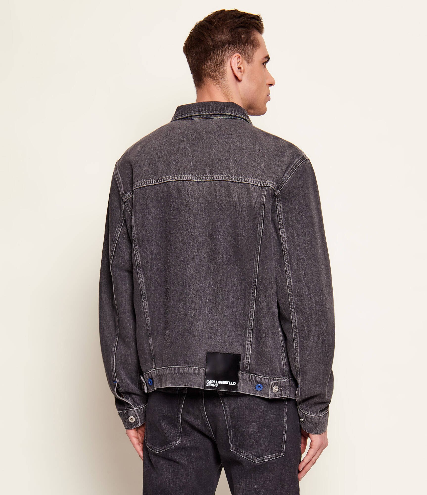 Karl Lagerfeld Jeans Geacă de blug | Longline Fit
