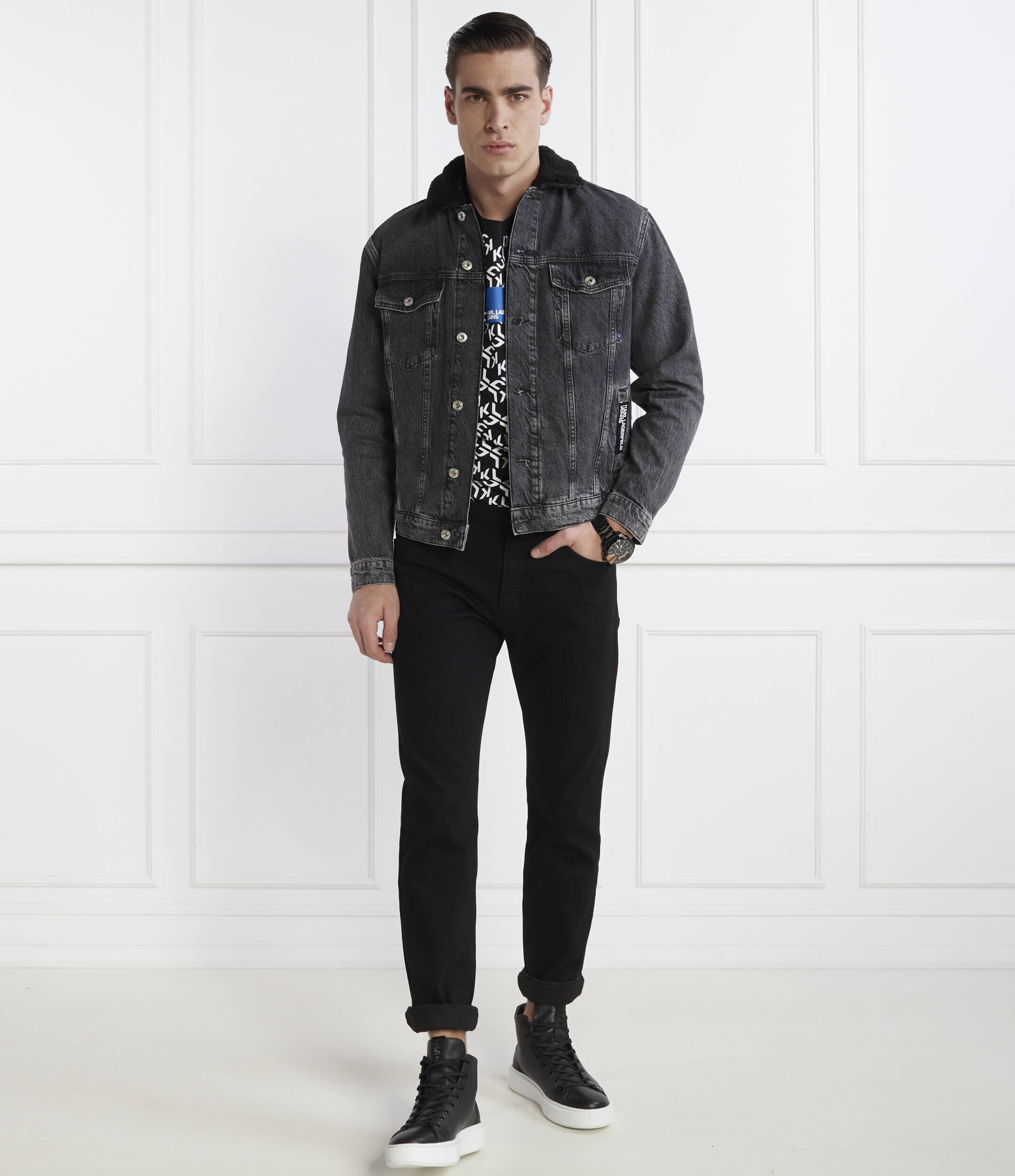 Karl Lagerfeld Jeans Geacă de blug | Regular Fit