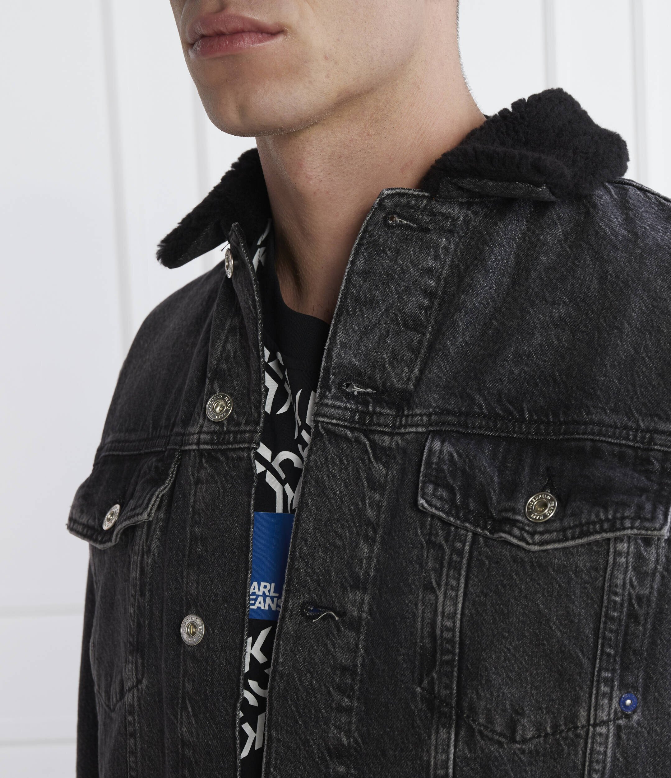 Karl Lagerfeld Jeans Geacă de blug | Regular Fit