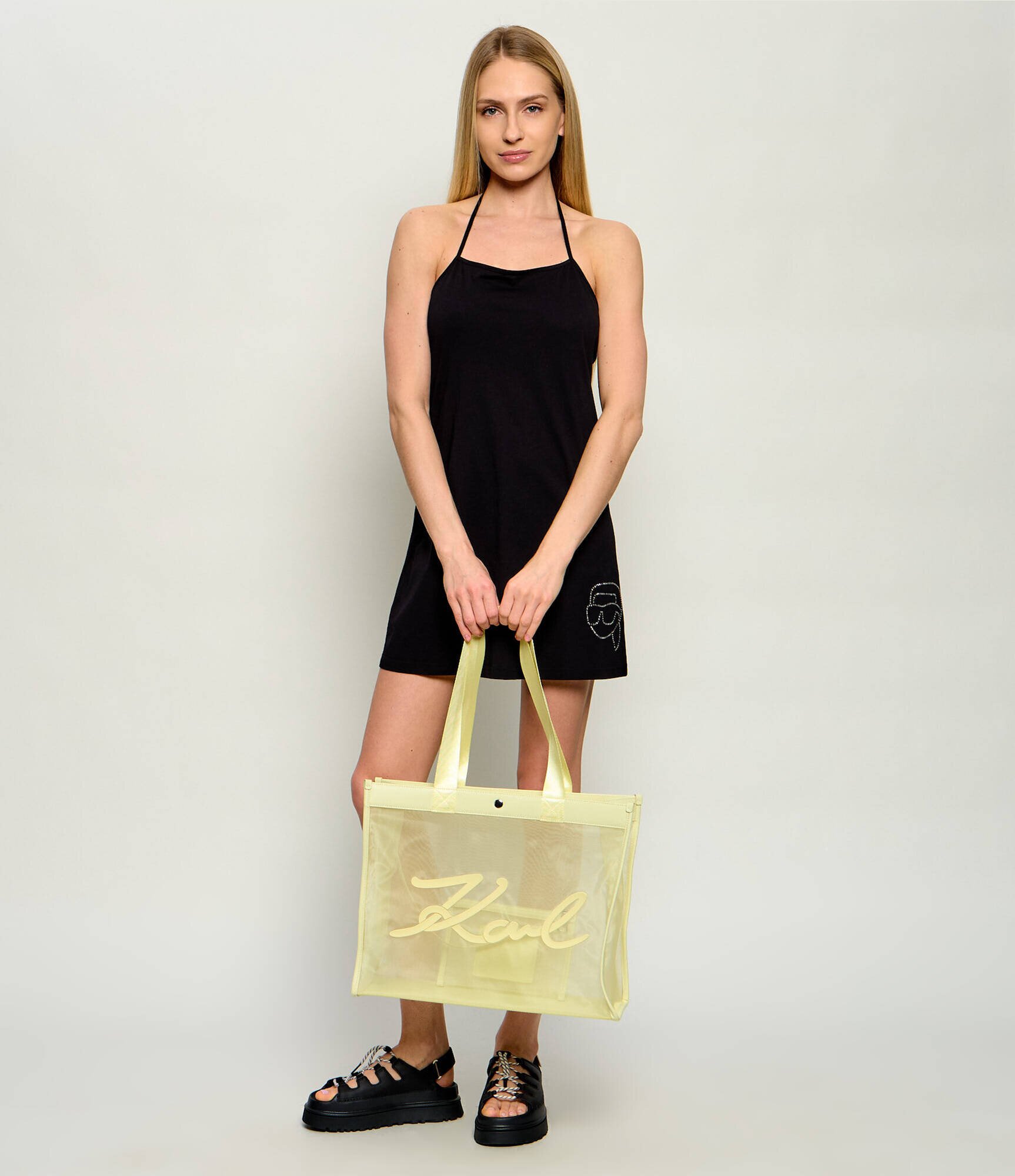 Karl Lagerfeld Jeans Geantă de plajă + borsetă K/Signature