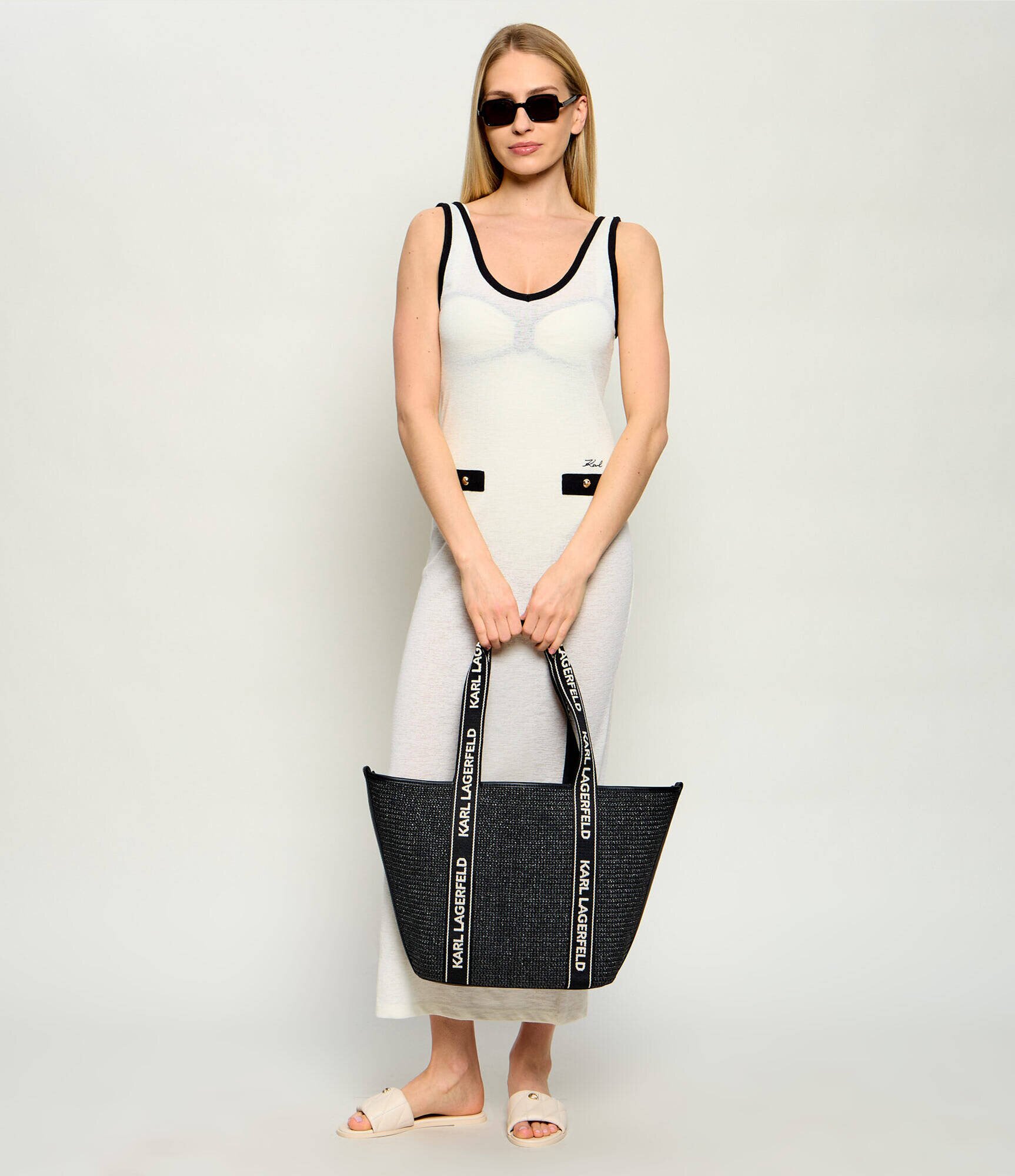 Karl Lagerfeld Jeans Geantă de plajă K/Essential