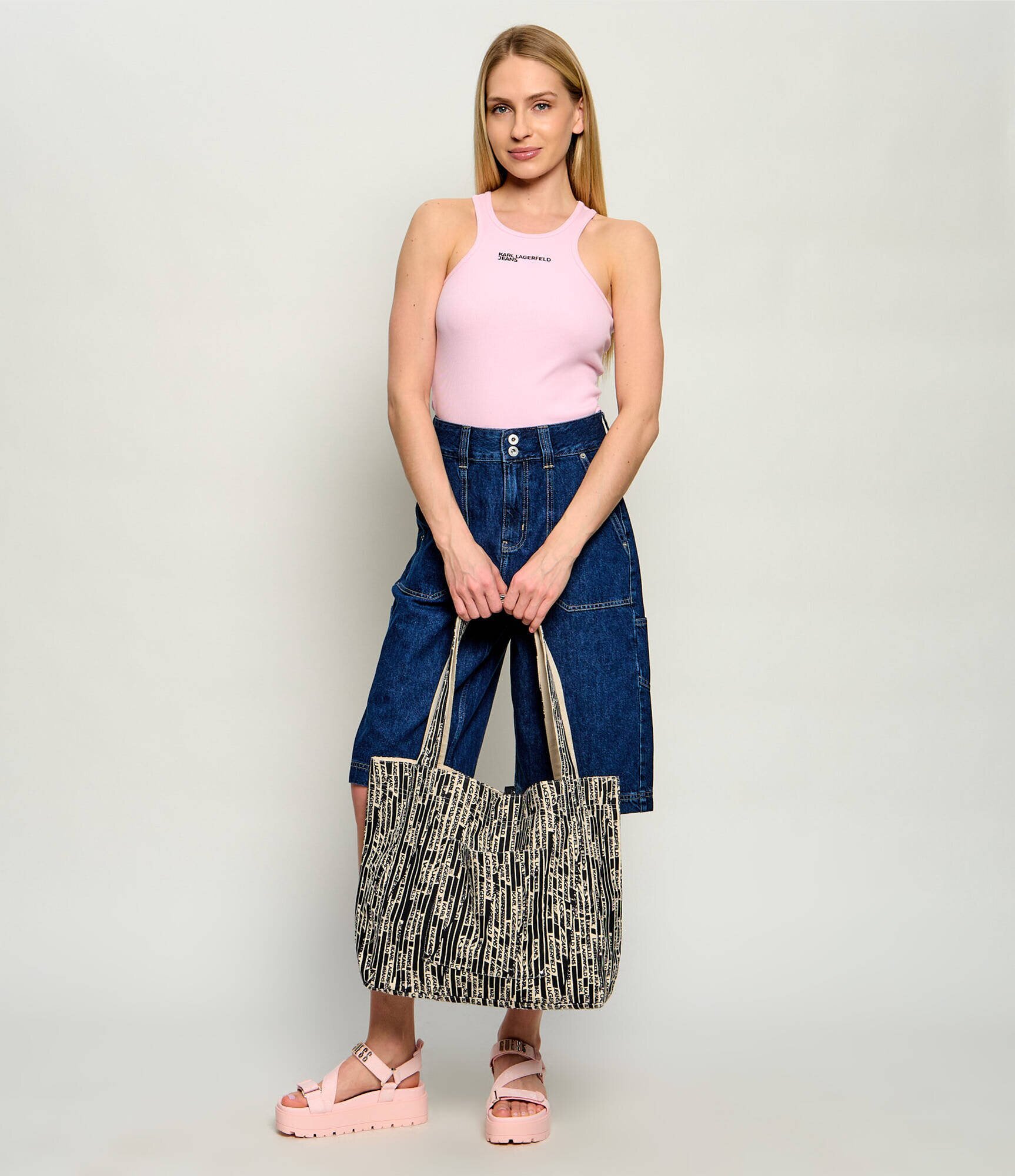 Karl Lagerfeld Jeans Geantă shopper cu două fețe