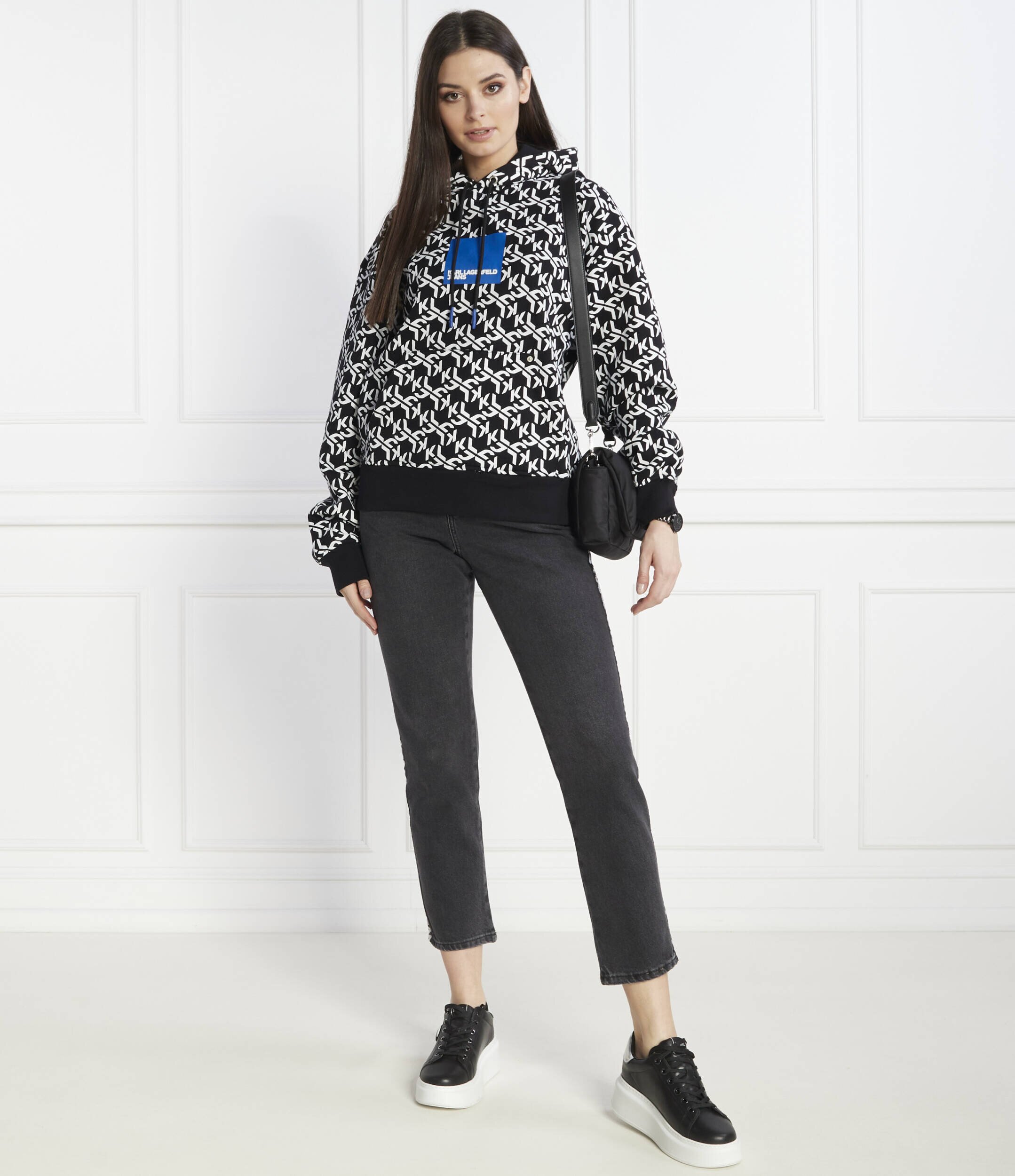 Karl Lagerfeld Jeans Hanorac monogram | Relaxed fit