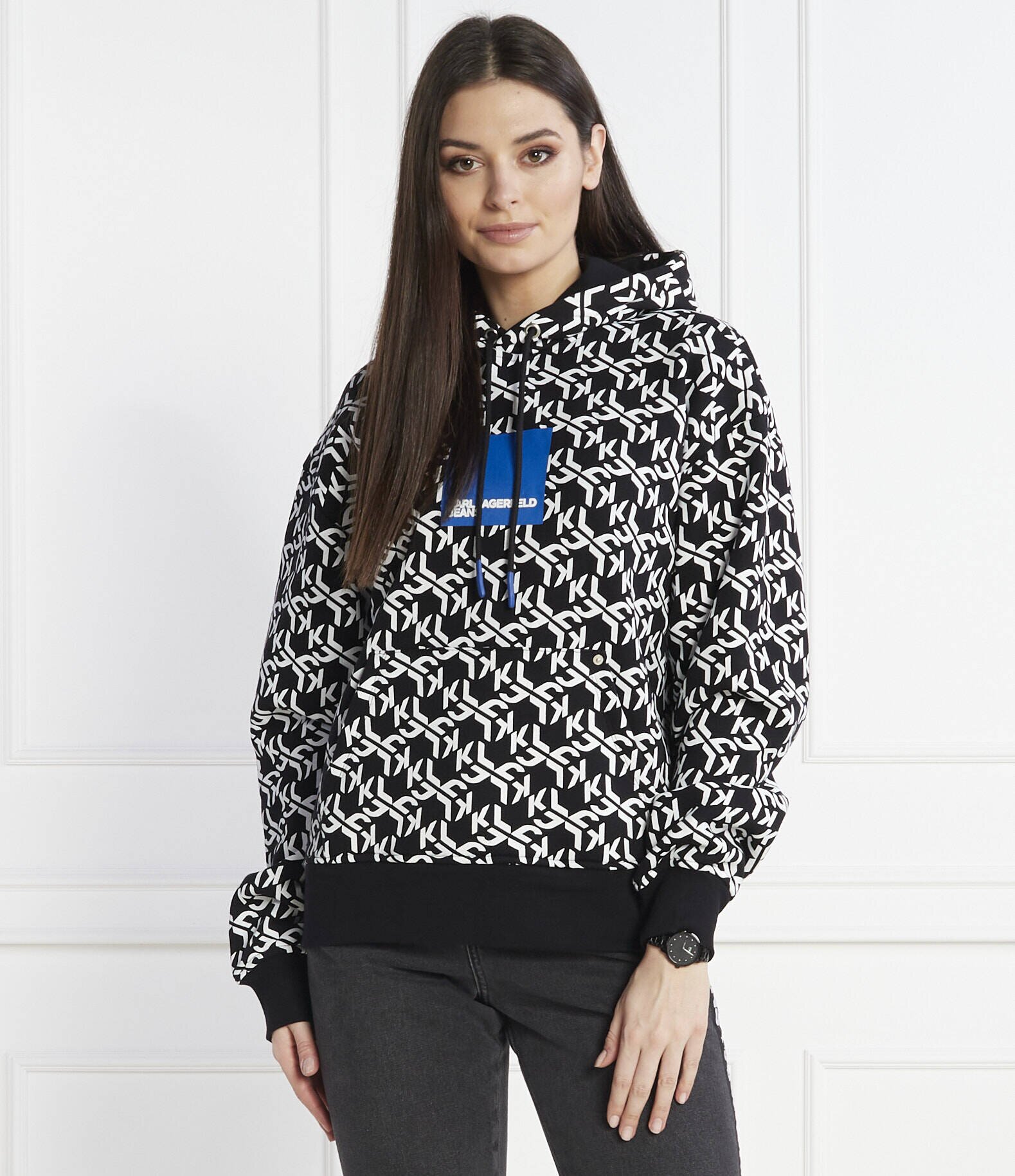 Karl Lagerfeld Jeans Hanorac monogram | Relaxed fit