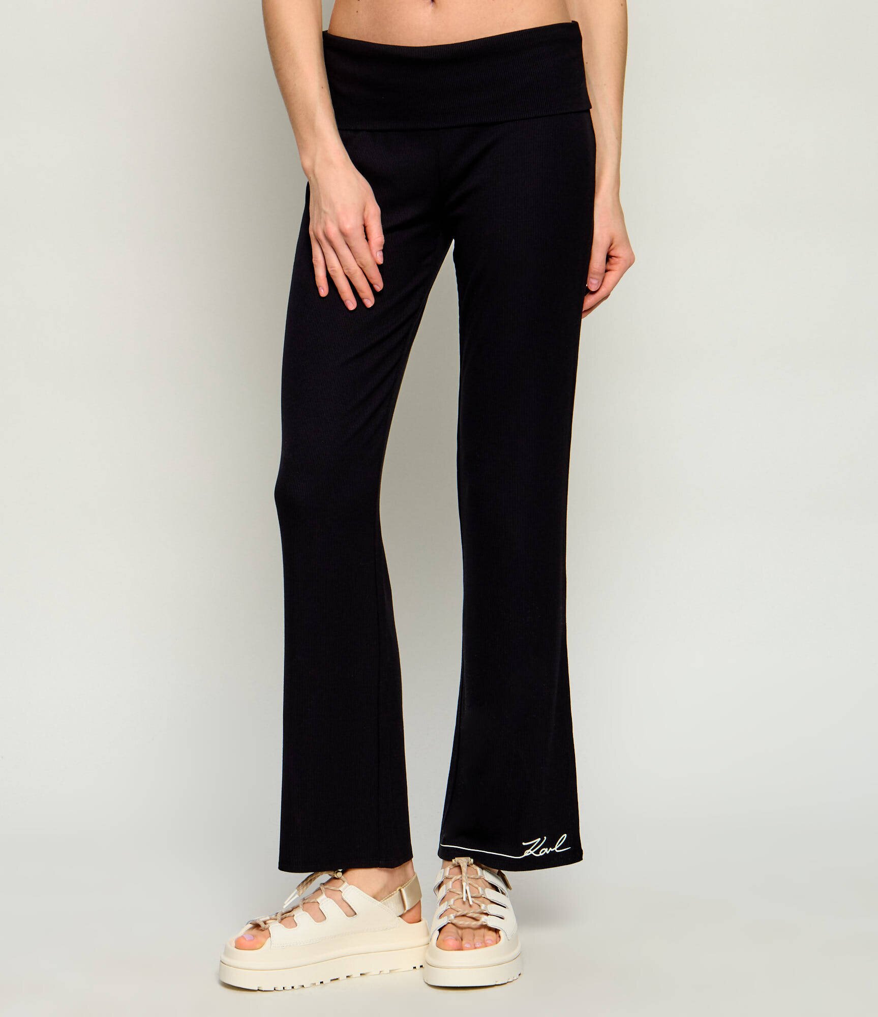 Karl Lagerfeld Jeans Pantaloni de trening | flare fit