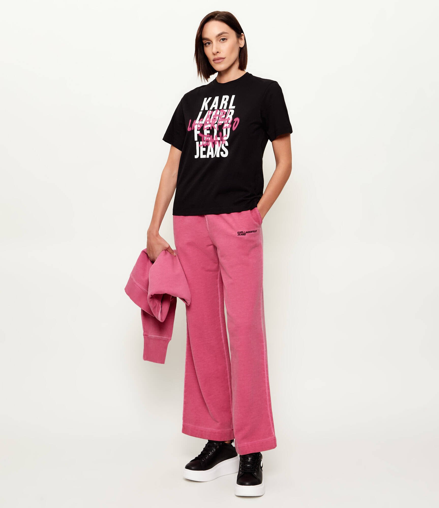 Karl Lagerfeld Jeans Pantaloni de trening | Relaxed fit