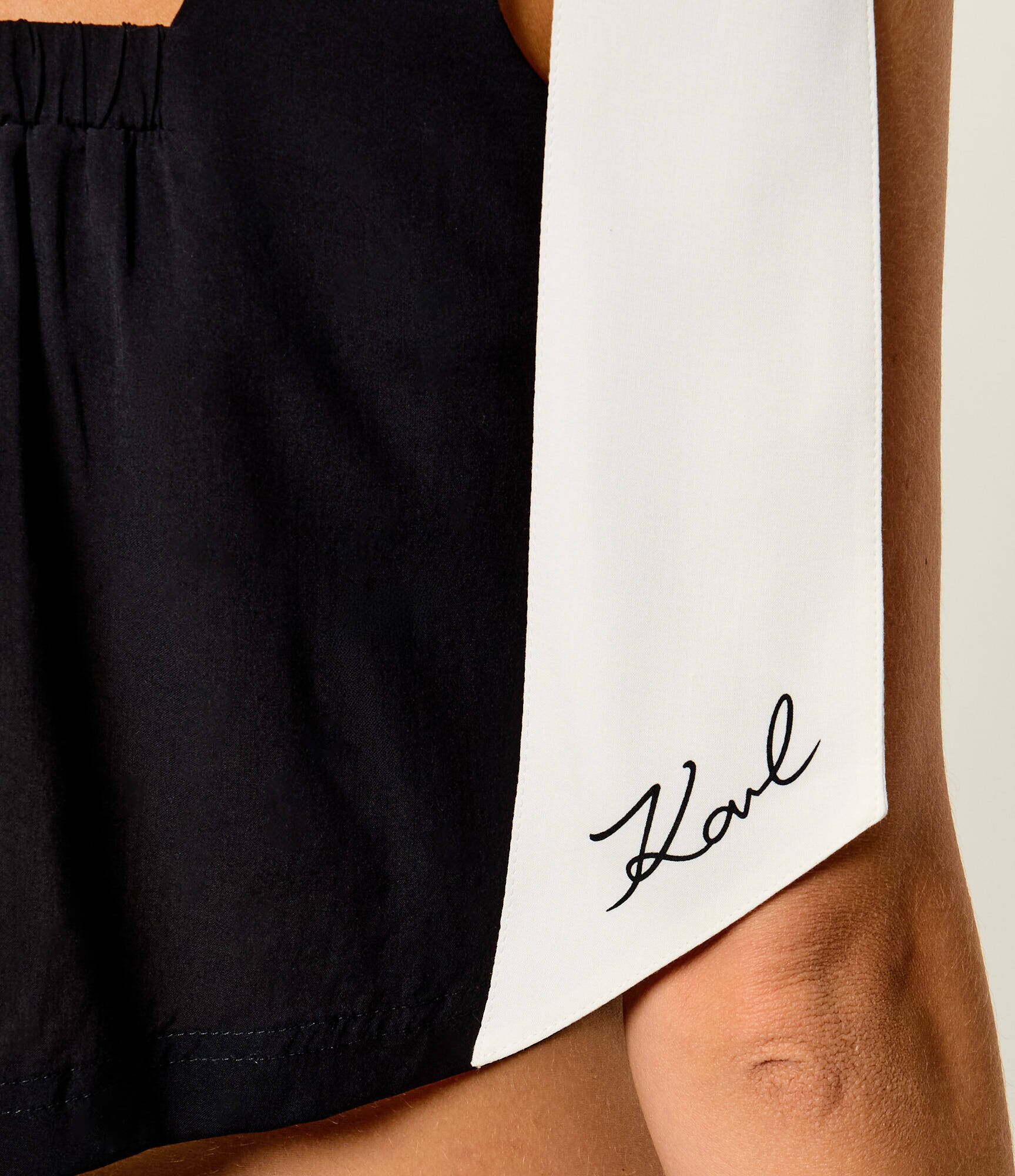 Karl Lagerfeld Jeans Top Karl Bow | Cropped Fit