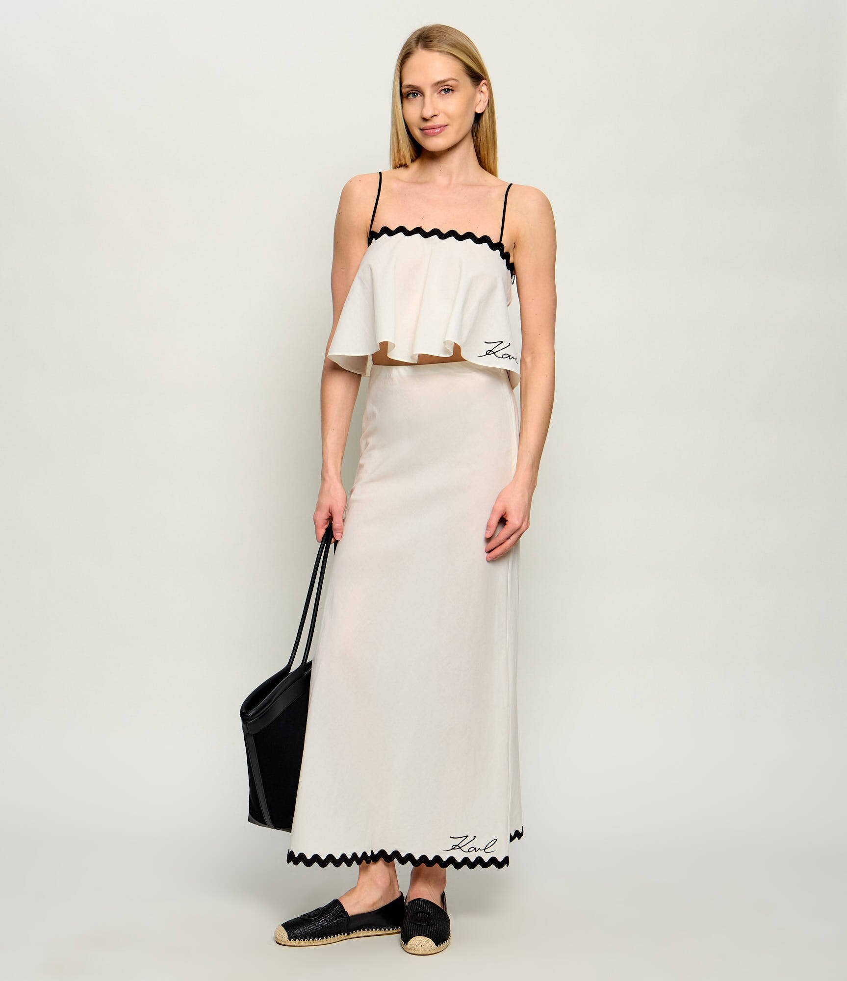 Karl Lagerfeld Jeans Top Signature | Loose fit