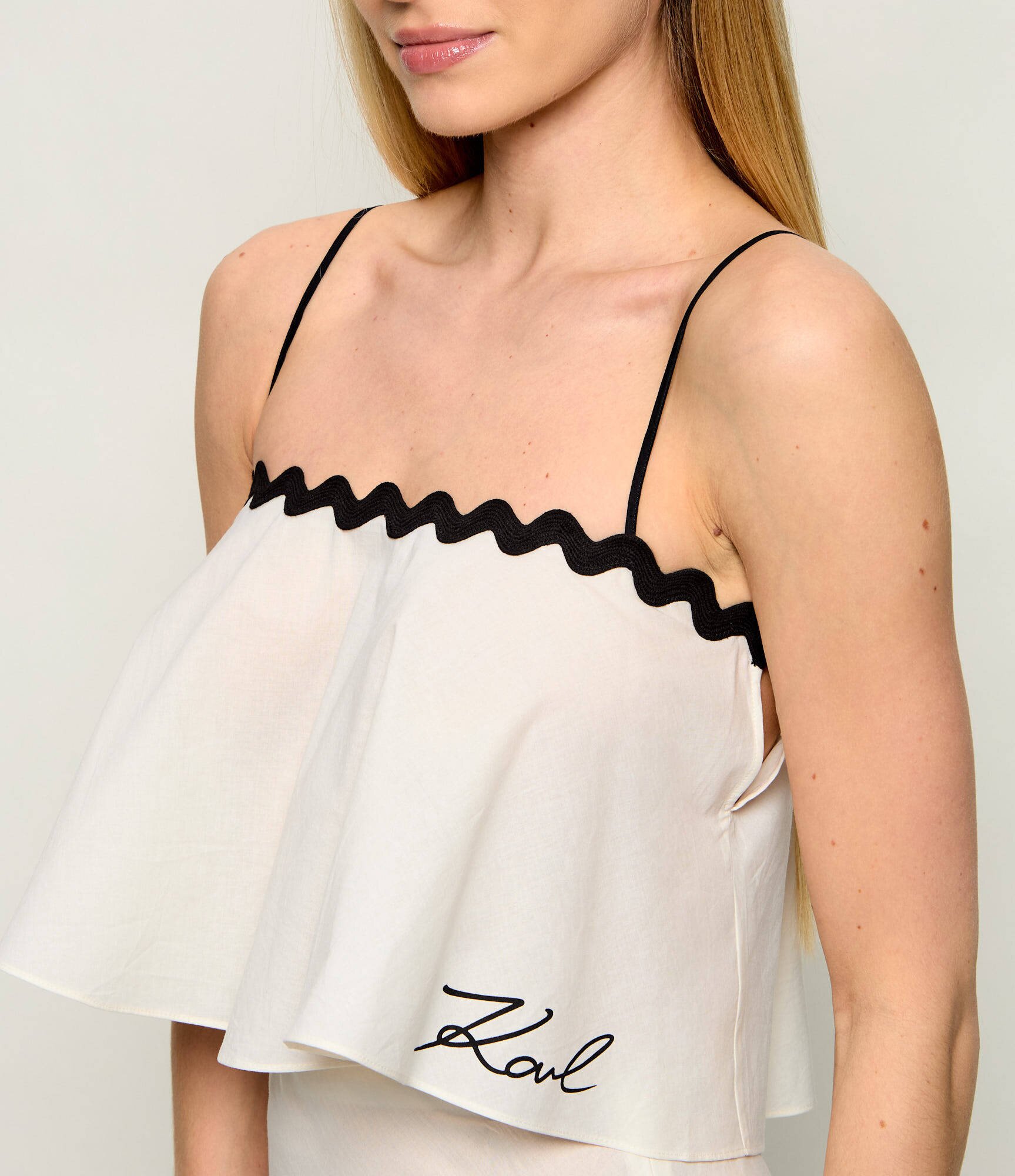 Karl Lagerfeld Jeans Top Signature | Loose fit