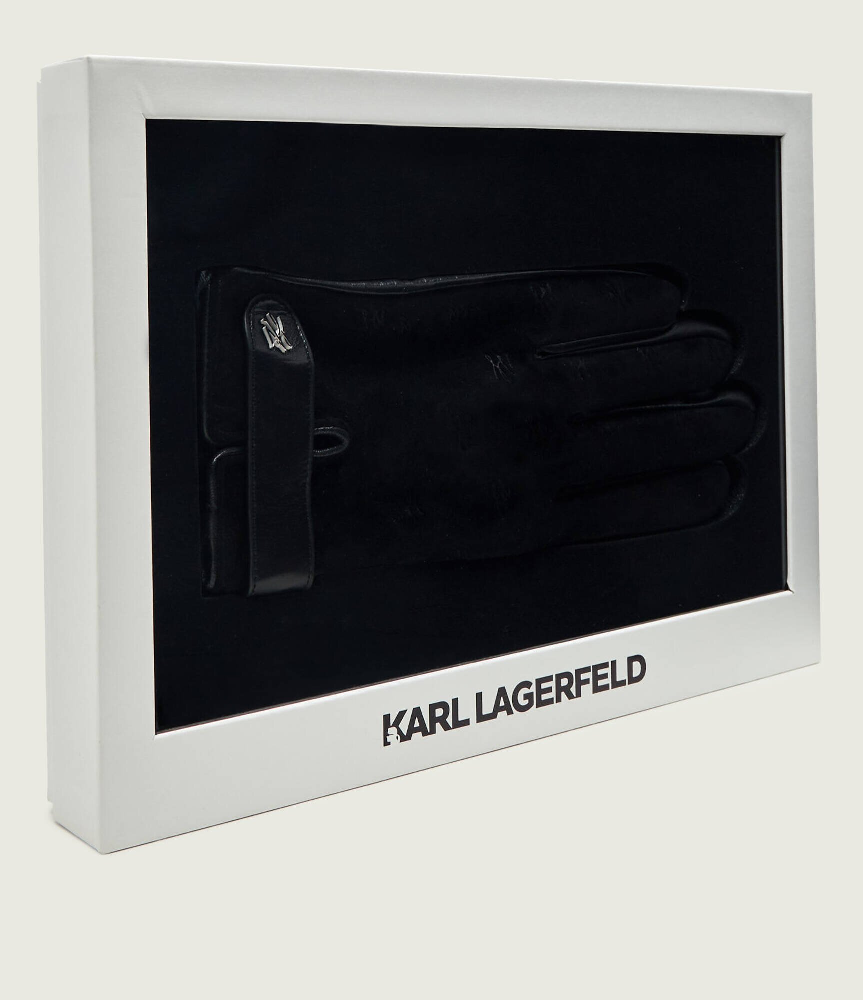 Karl Lagerfeld Mănuși de piele K/Autograph | piele întoarsă