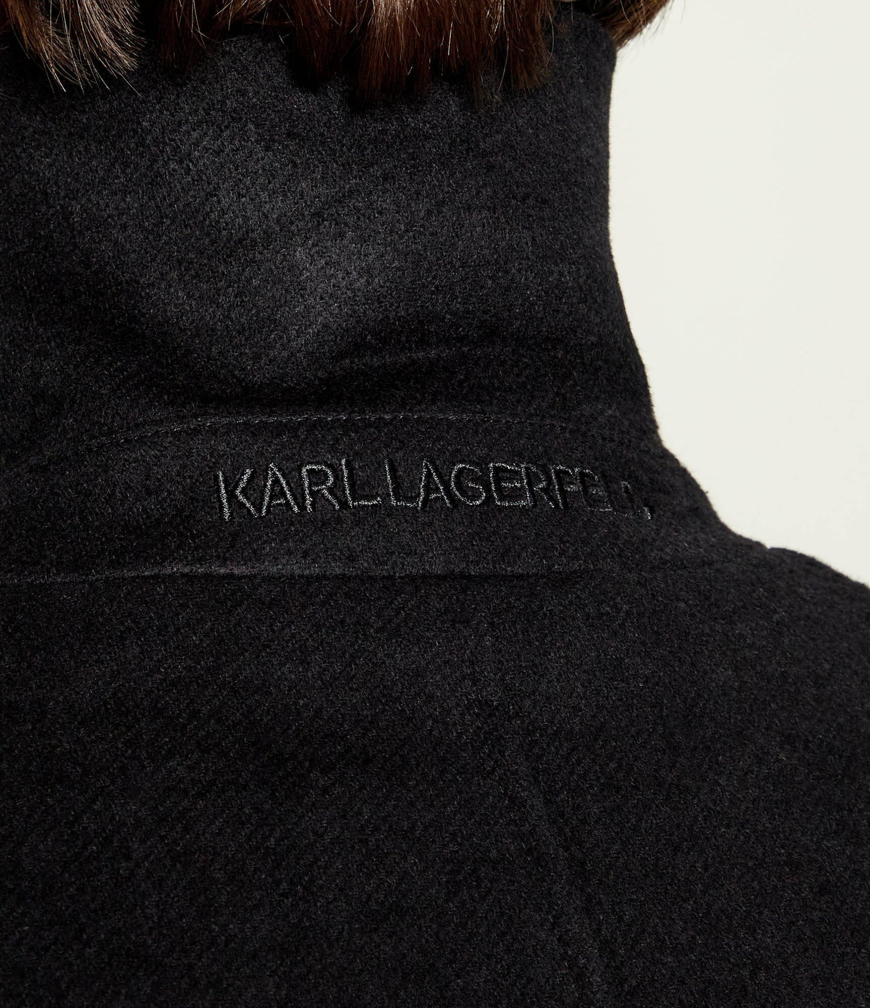Karl Lagerfeld Palton cu adaos de lână