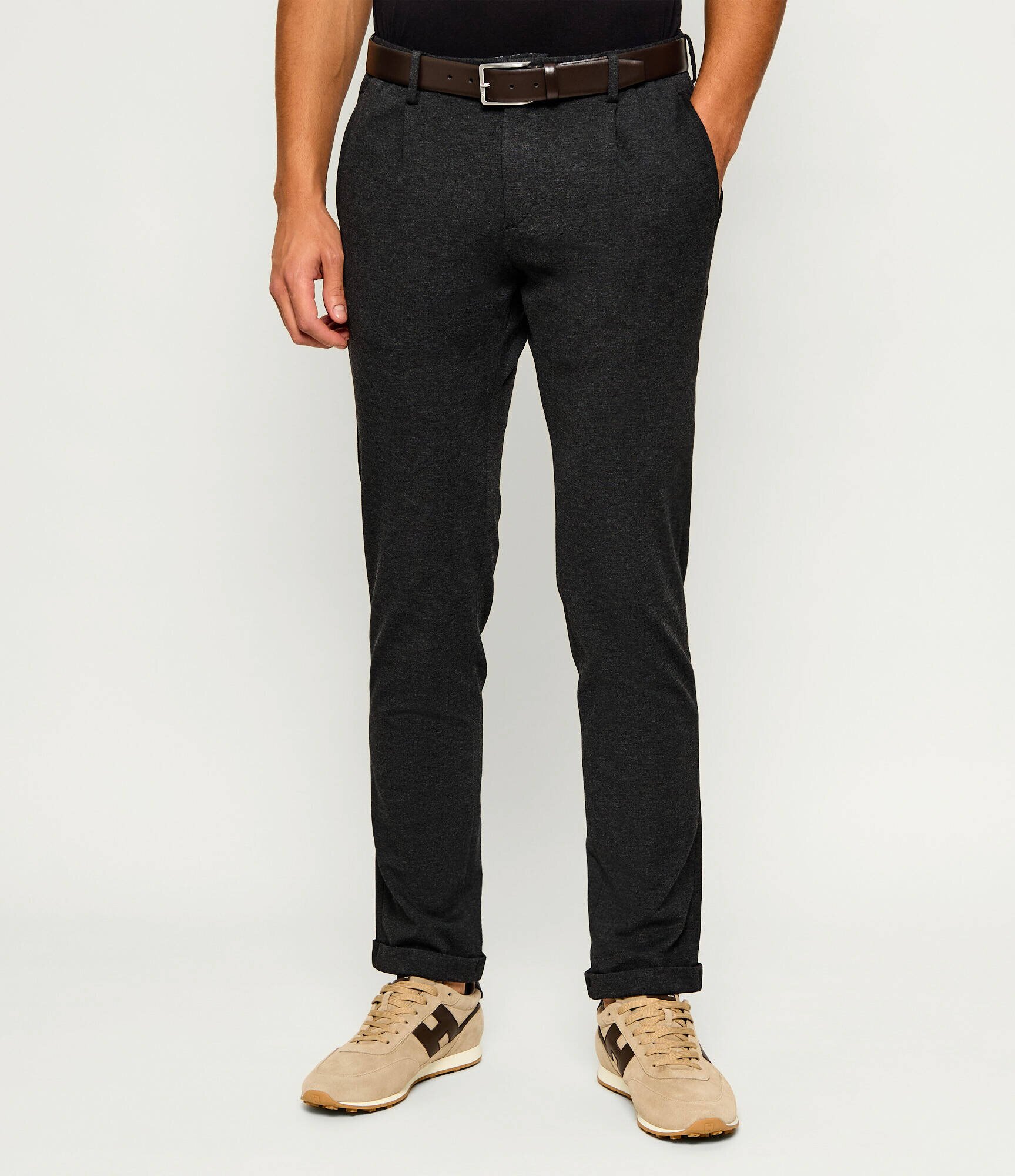 Karl Lagerfeld Pantaloni Charly | Tapered fit | mid waist