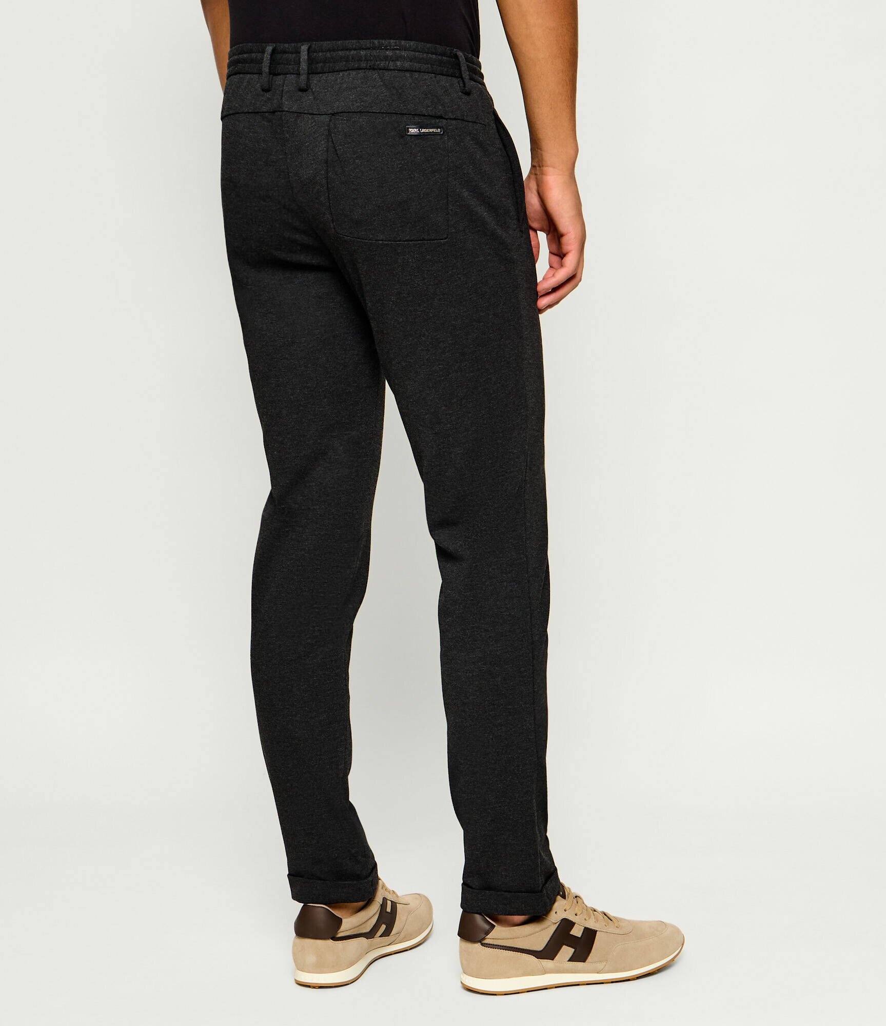 Karl Lagerfeld Pantaloni Charly | Tapered fit | mid waist