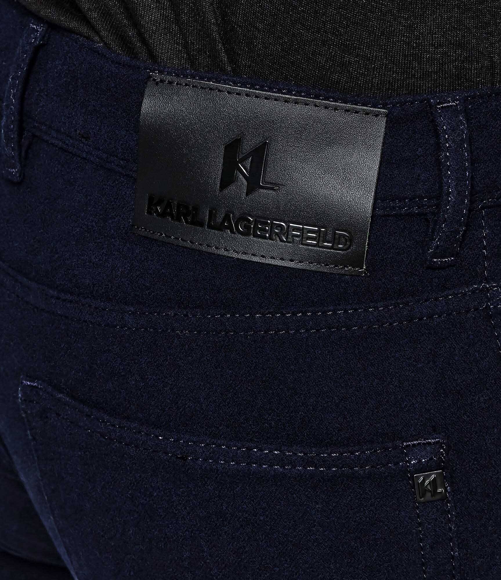 Karl Lagerfeld Pantaloni chino Jim cu adaos de lână | Slim Fit | mid waist