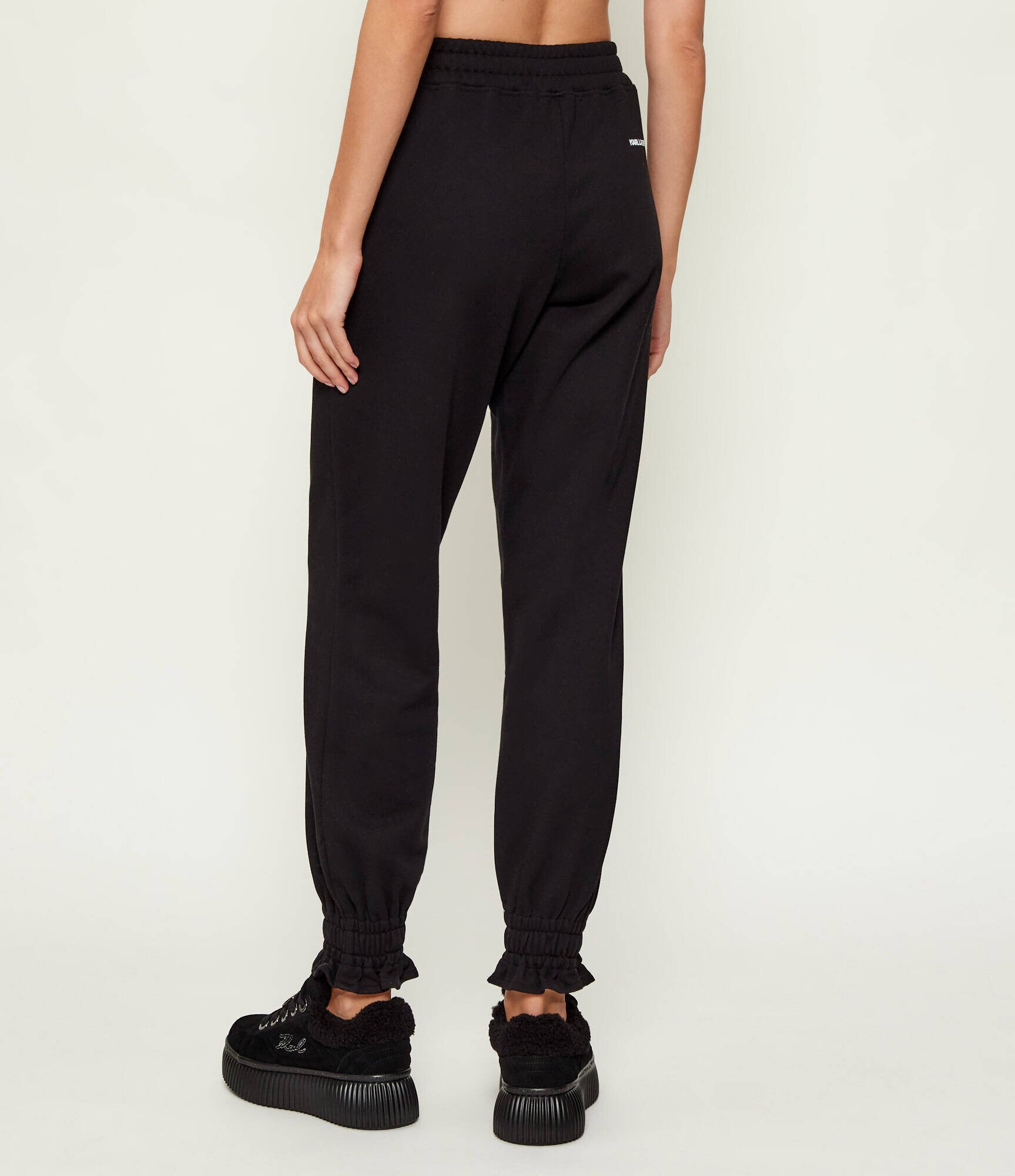 Karl Lagerfeld Pantaloni de trening ikon patch | Relaxed fit