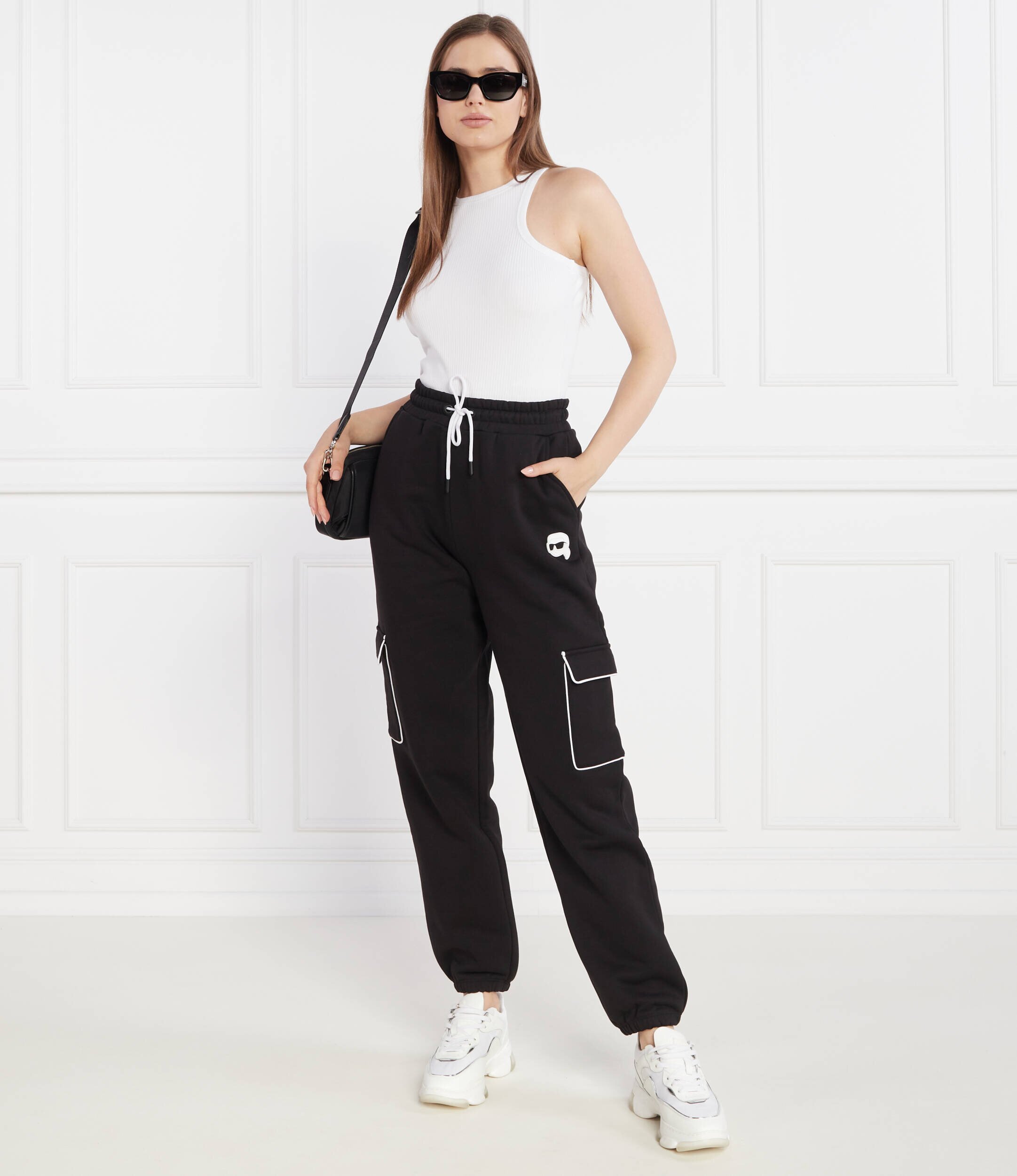 Karl Lagerfeld Pantaloni de trening ikonik 2.0 | Loose fit