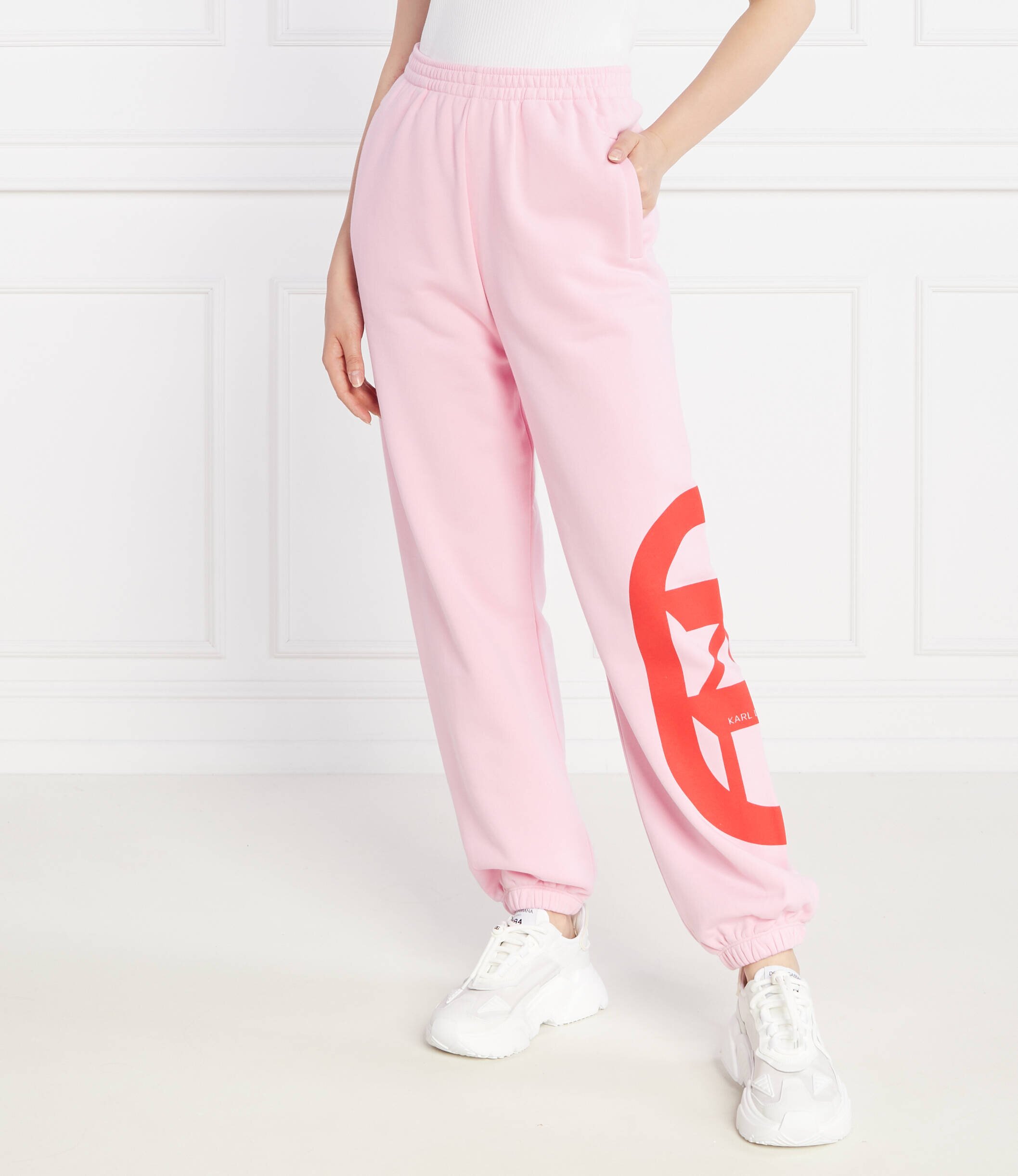 Karl Lagerfeld Pantaloni de trening kl logo | Regular Fit