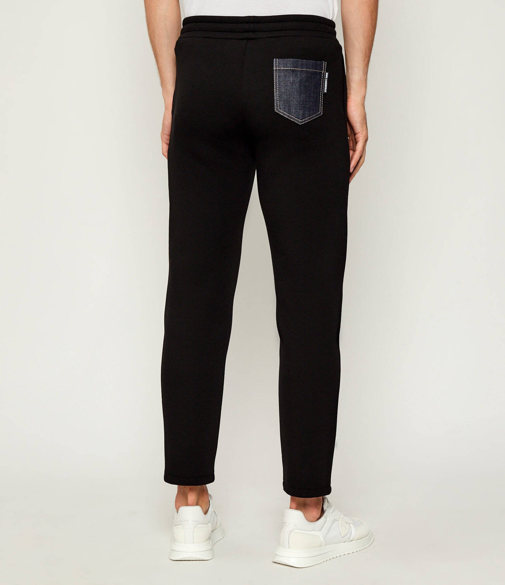 Karl Lagerfeld Pantaloni de trening | Regular Fit cu adaos de mătase