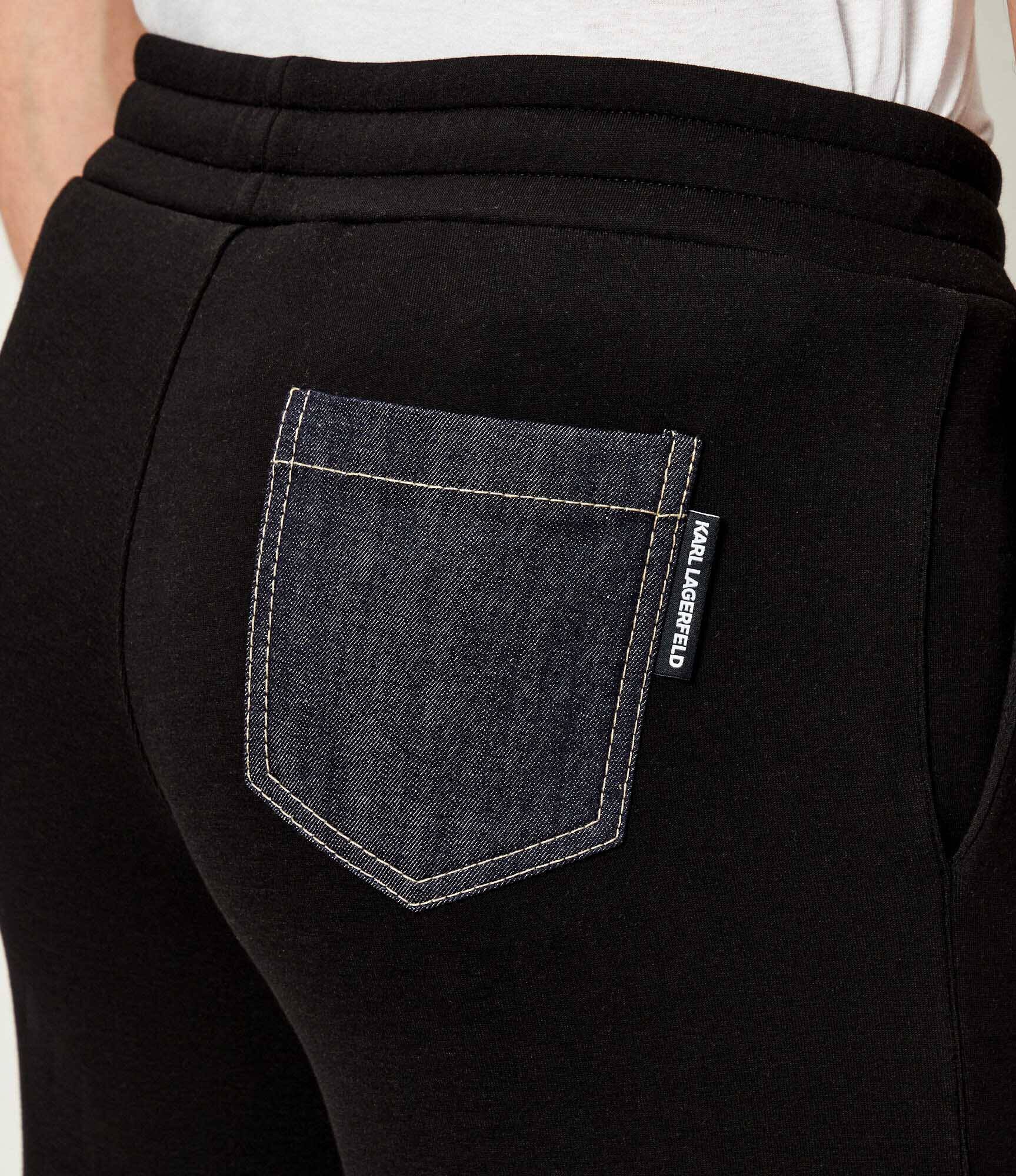 Karl Lagerfeld Pantaloni de trening | Regular Fit cu adaos de mătase