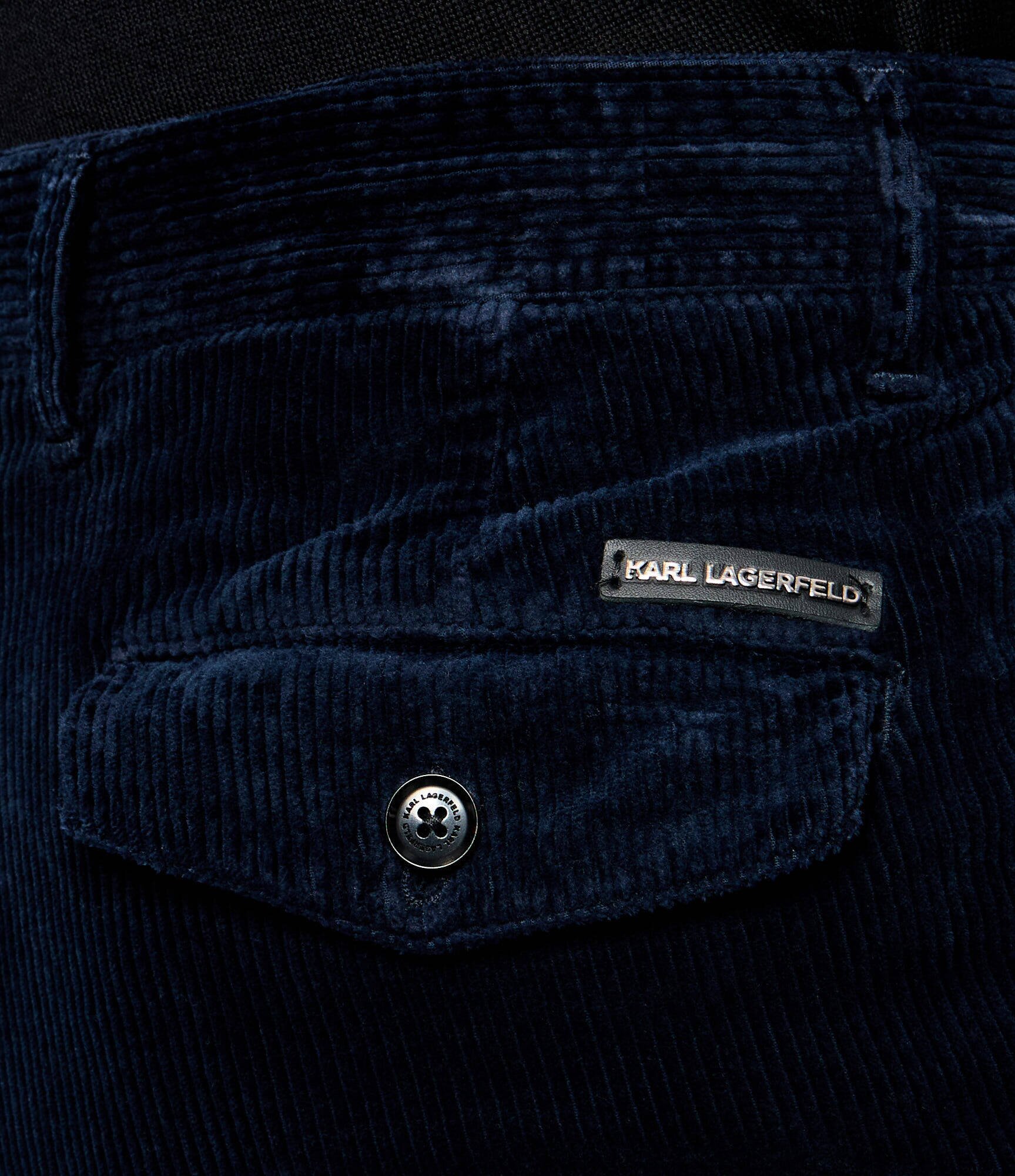 Karl Lagerfeld Pantaloni KL-Chase | regular fit | catifea reiată