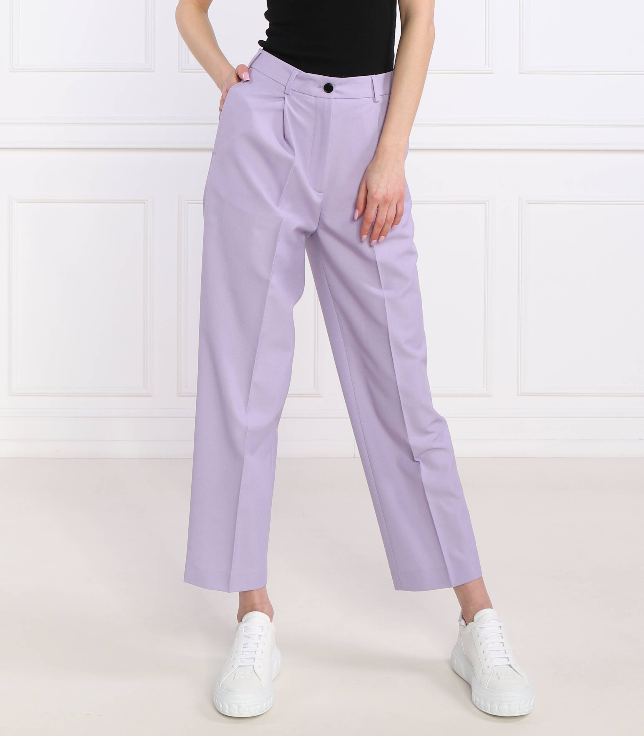 Karl Lagerfeld Pantaloni | regular fit cu adaos de lână