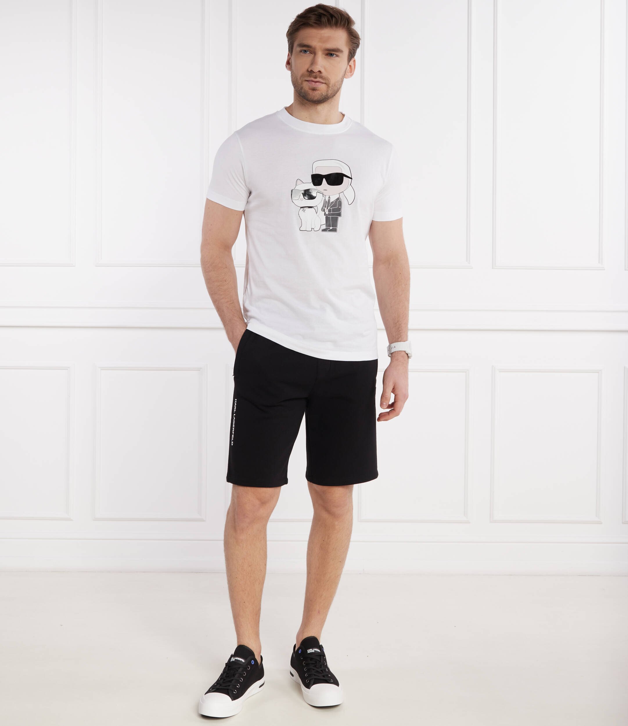 Karl Lagerfeld Pantaloni scurți Sweat | Regular Fit