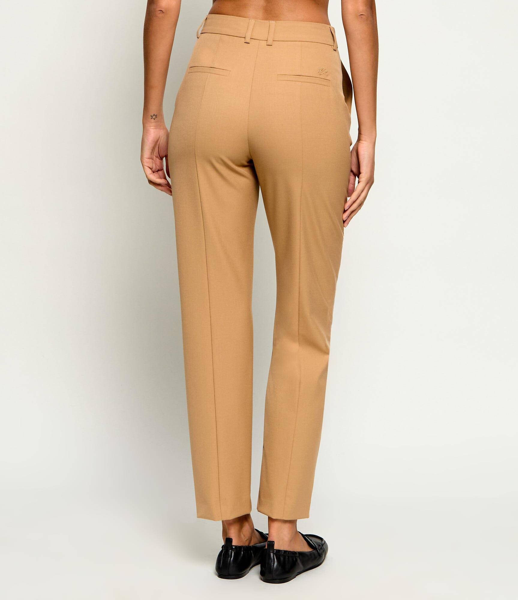 Karl Lagerfeld Pantaloni țigarete | Tapered fit | high rise