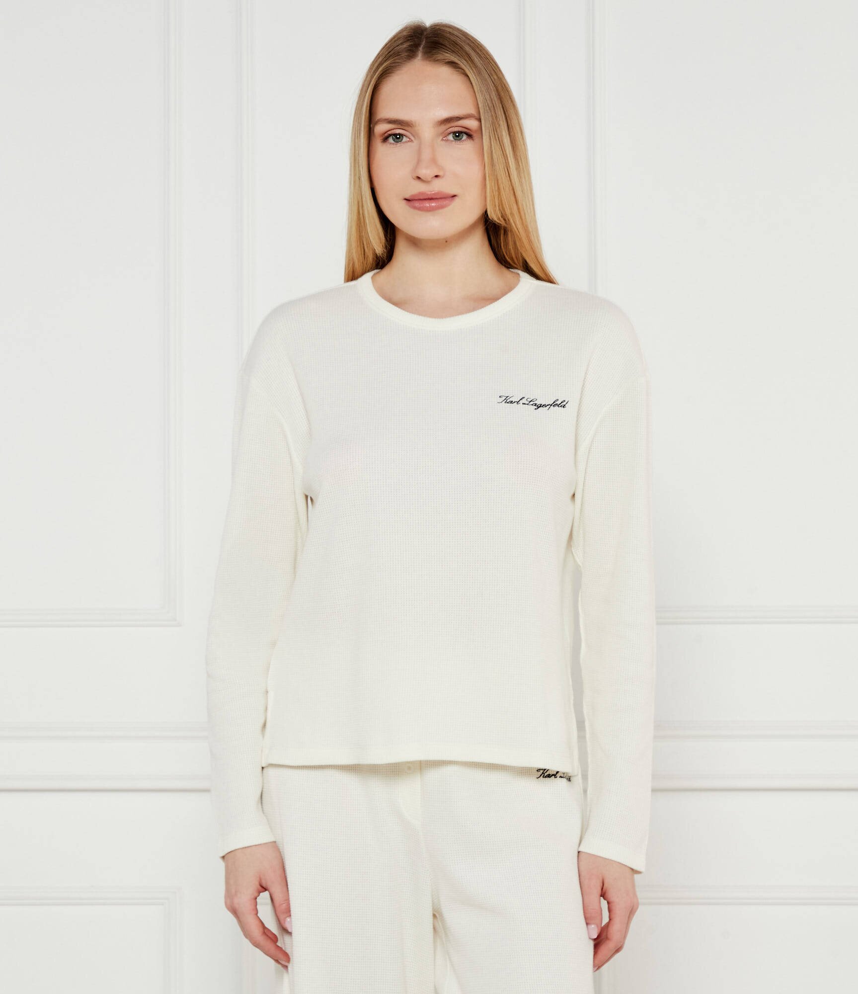 Karl Lagerfeld Pijama Hotel Karl Ls Waffle | Relaxed fit