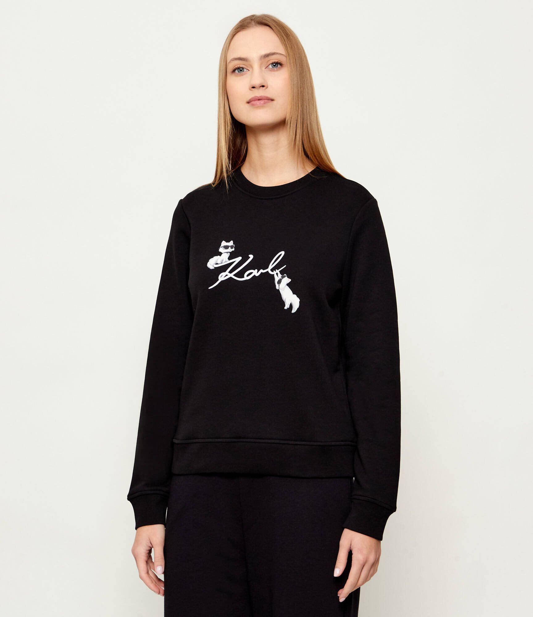 Karl Lagerfeld Pulover ikon signature | regular fit