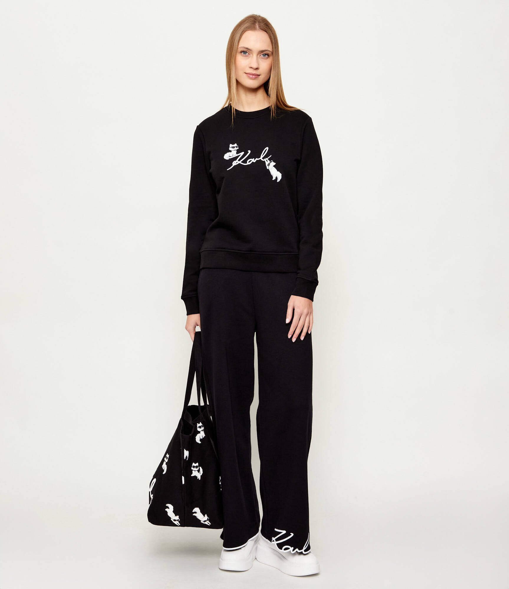 Karl Lagerfeld Pulover ikon signature | regular fit