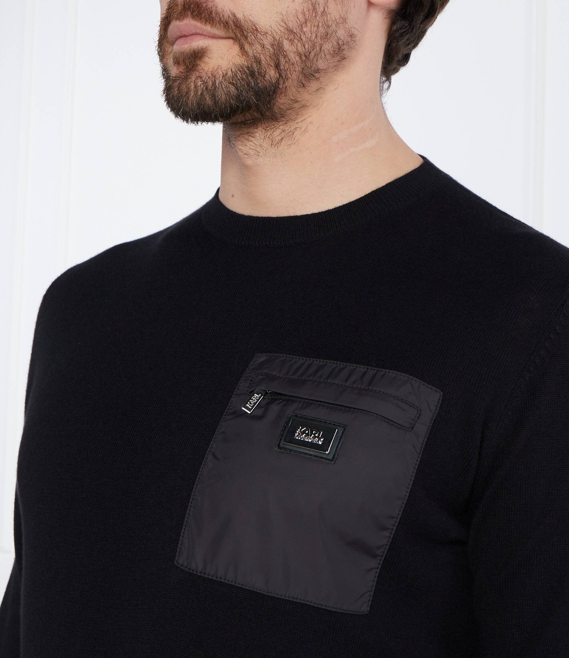 Karl Lagerfeld Pulover | Regular Fit cu adaos de lână