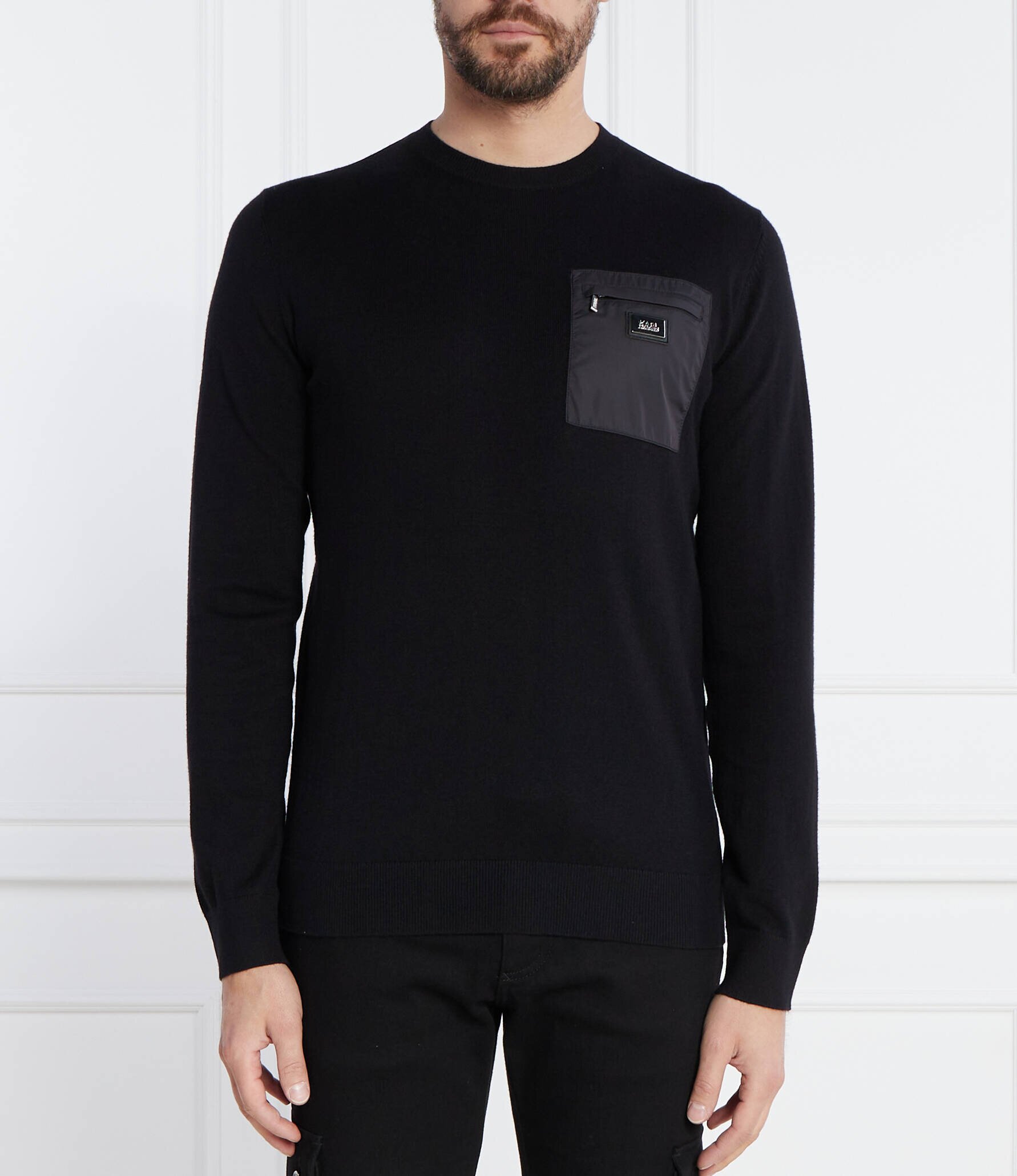 Karl Lagerfeld Pulover | Regular Fit cu adaos de lână