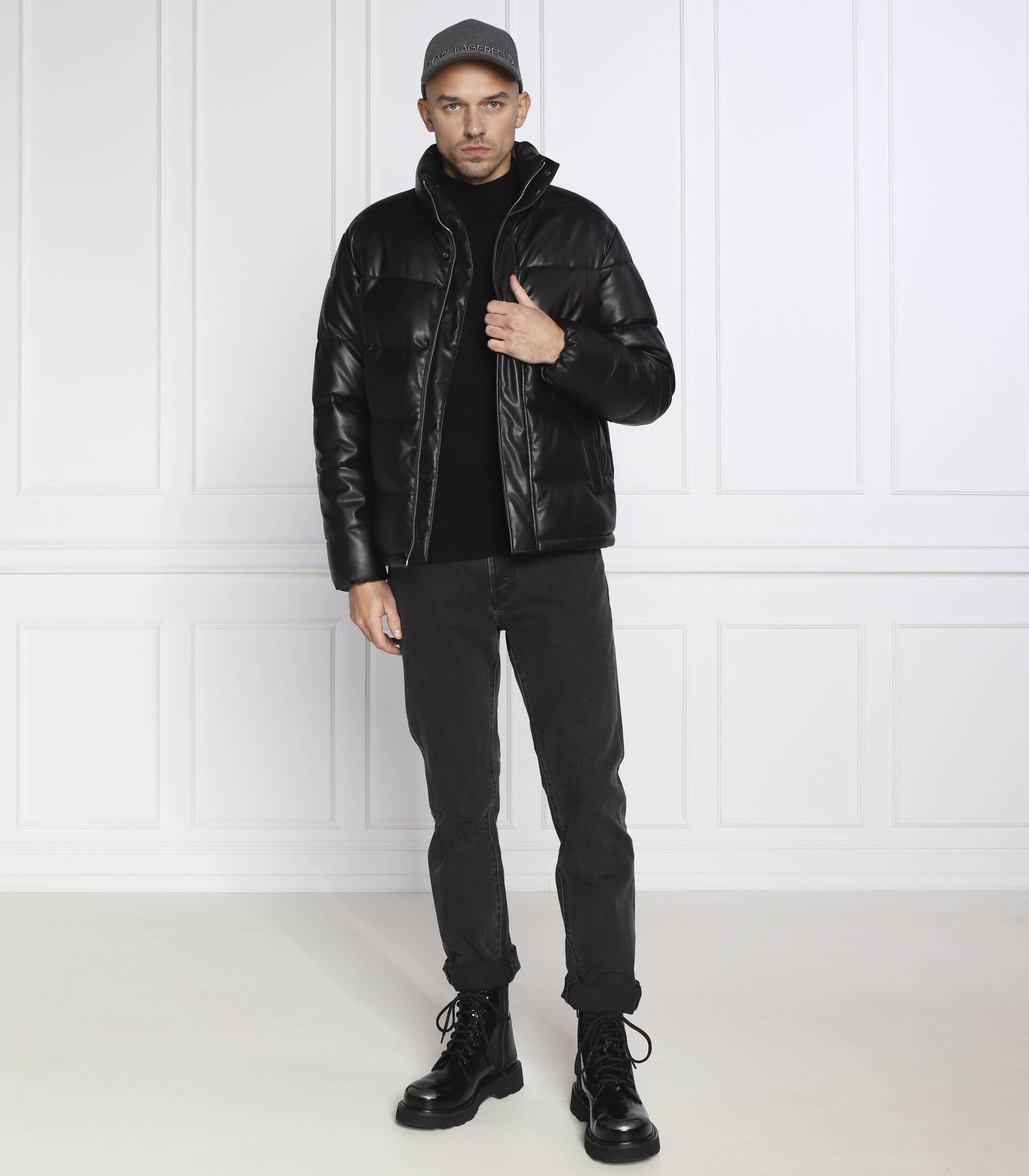 Karl Lagerfeld Pulover | Slim Fit cu adaos de lână