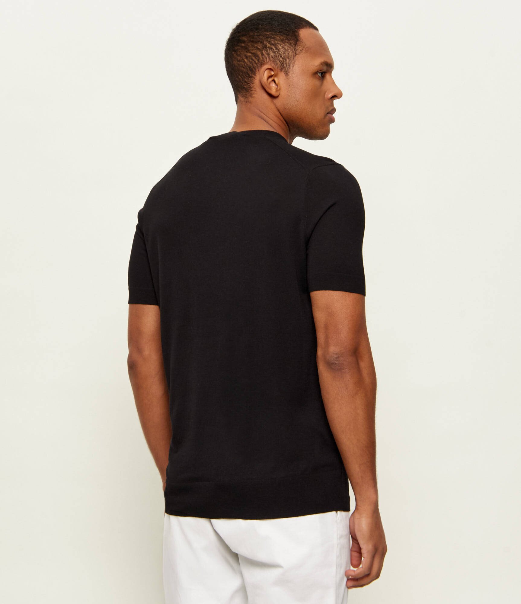 Karl Lagerfeld Pulover | Slim Fit cu adaos de mătase