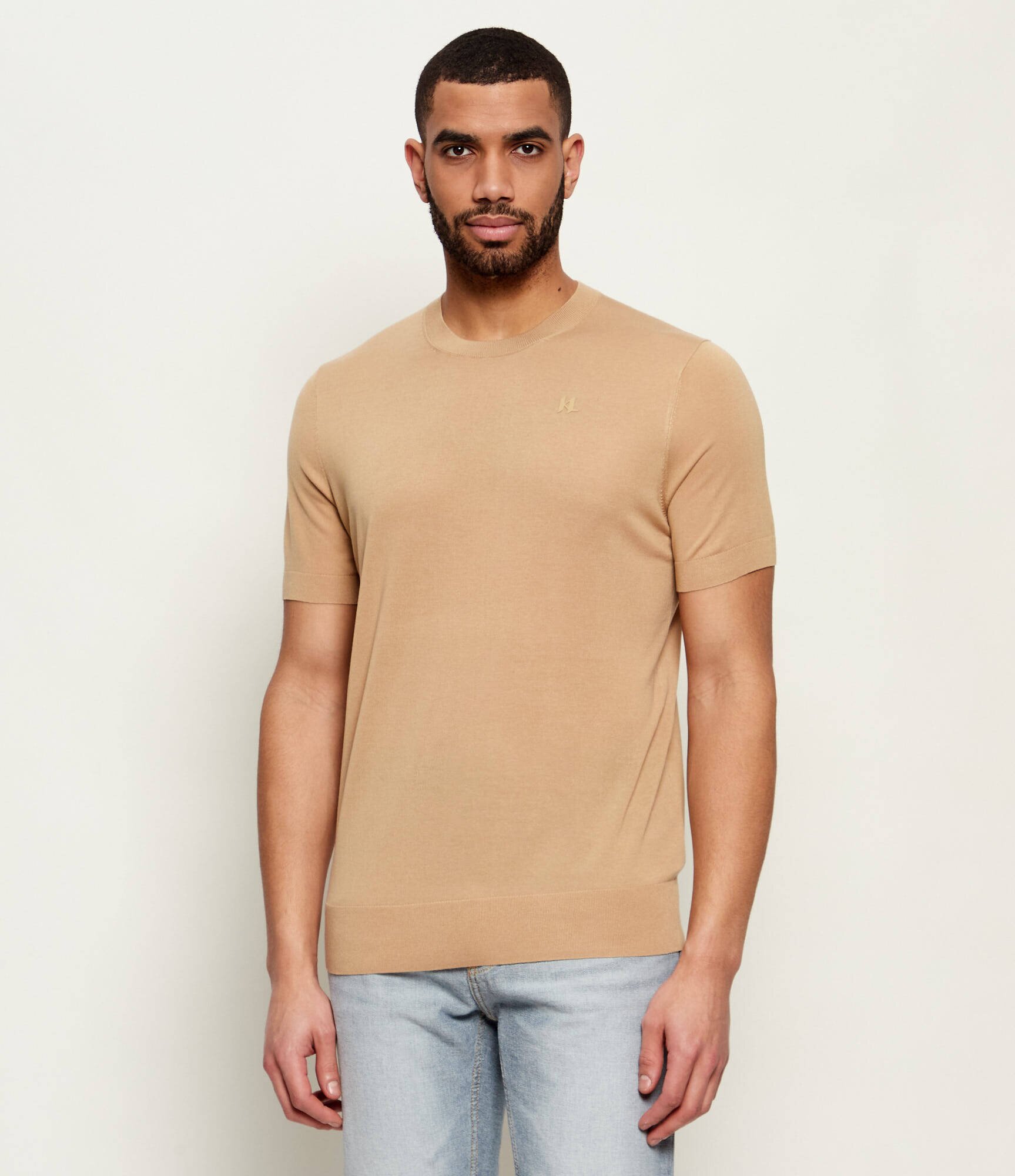 Karl Lagerfeld Pulover | Slim Fit cu adaos de mătase