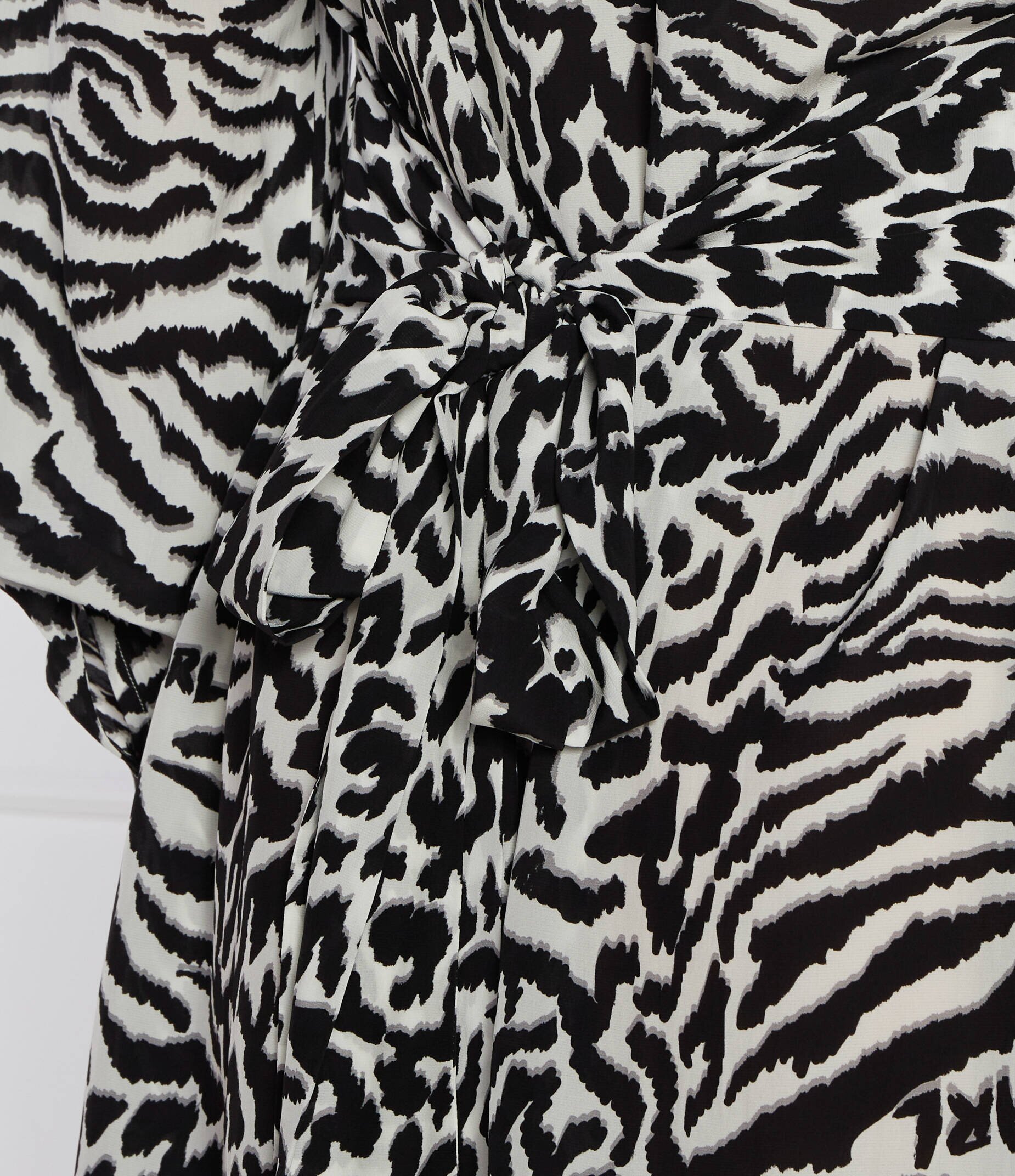 Karl Lagerfeld Rochie cu cordon animal print